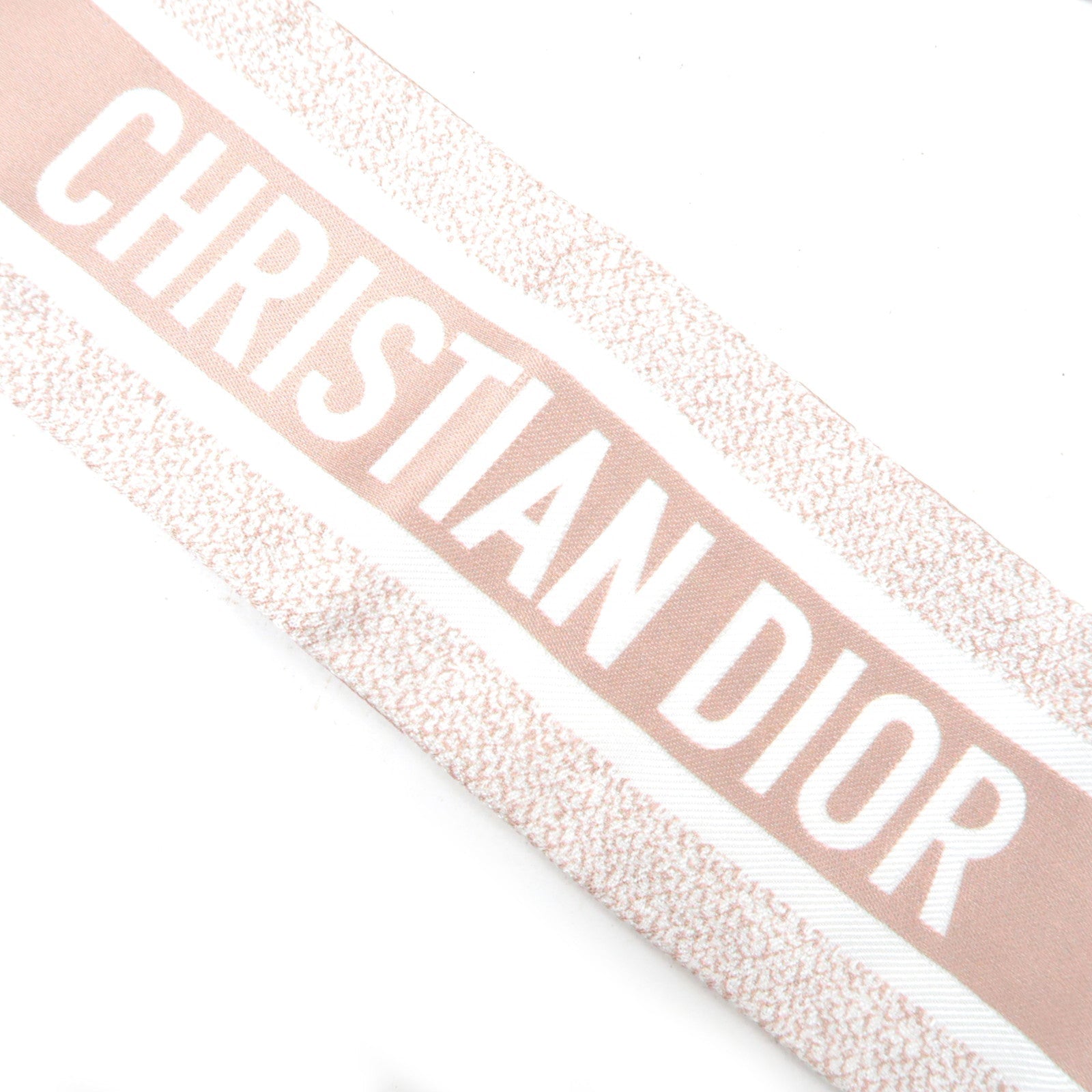 Christian Dior Mitzah Twilly Scarf 100% Silk Beige
