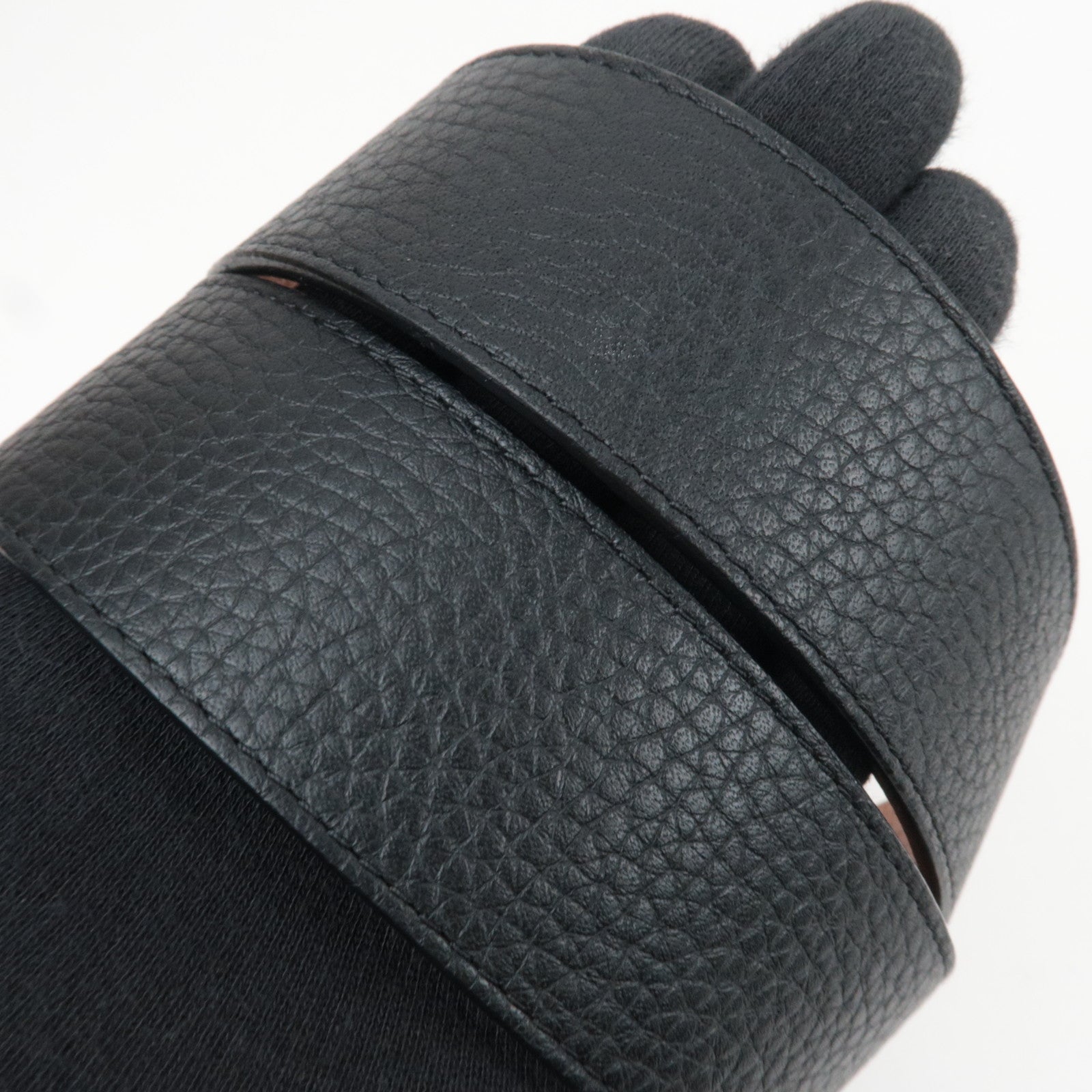 Louis Vuitton Ceinture LV Initial Reversible Leather Belt 85/34 Black Brown M9151