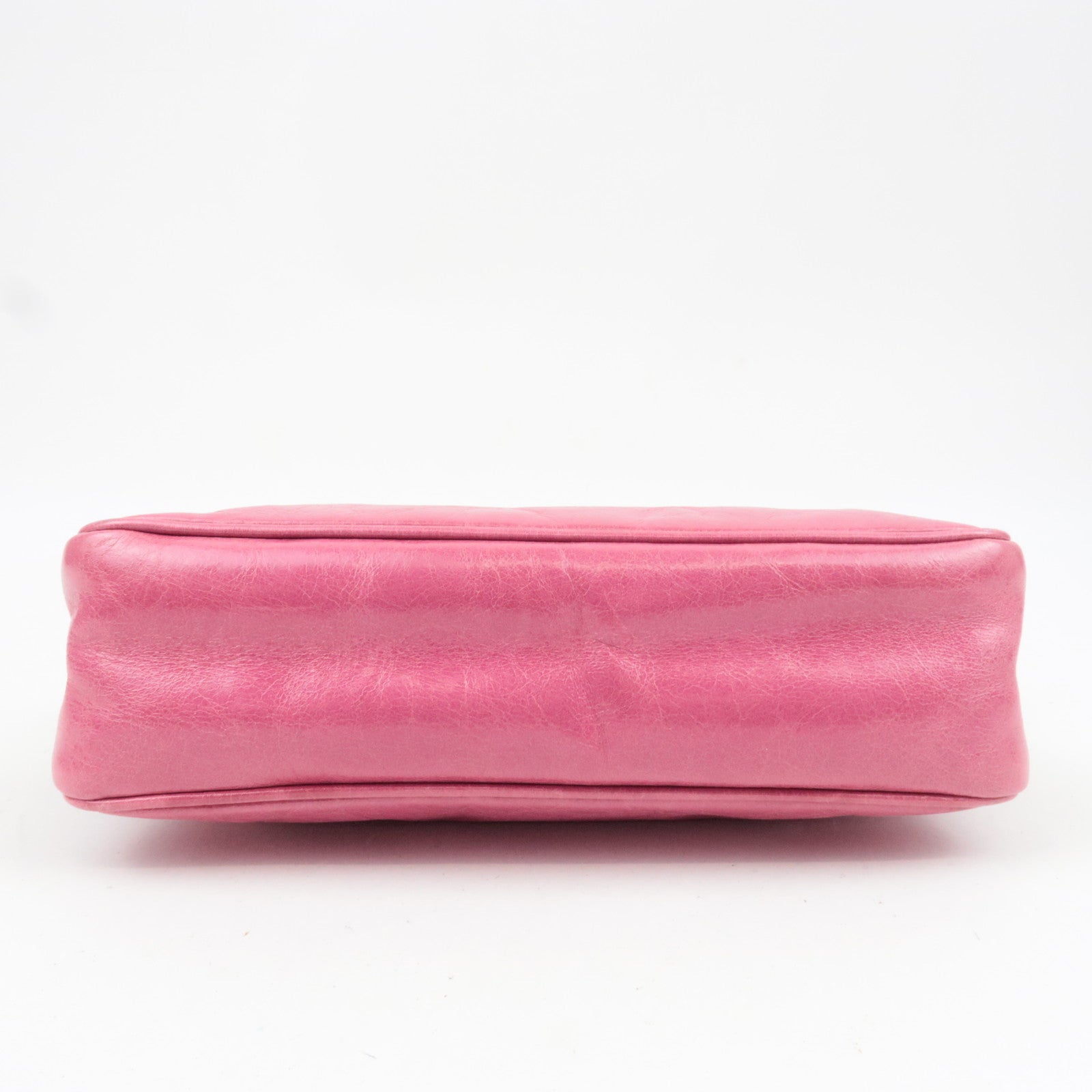 MIU MIU Ribbon Leather Shoulder Bag Pink RR1892