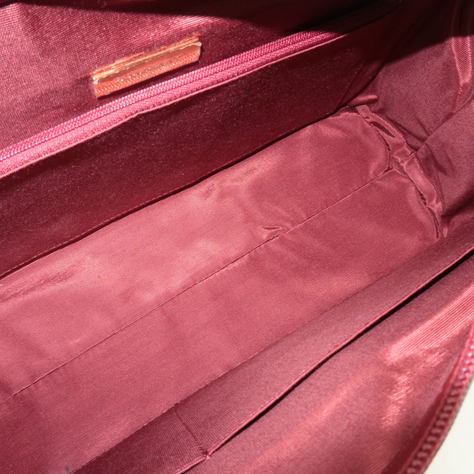 BURBERRY Nova Plaid Canvas Leather Shoulder Bag Beige Bordeaux