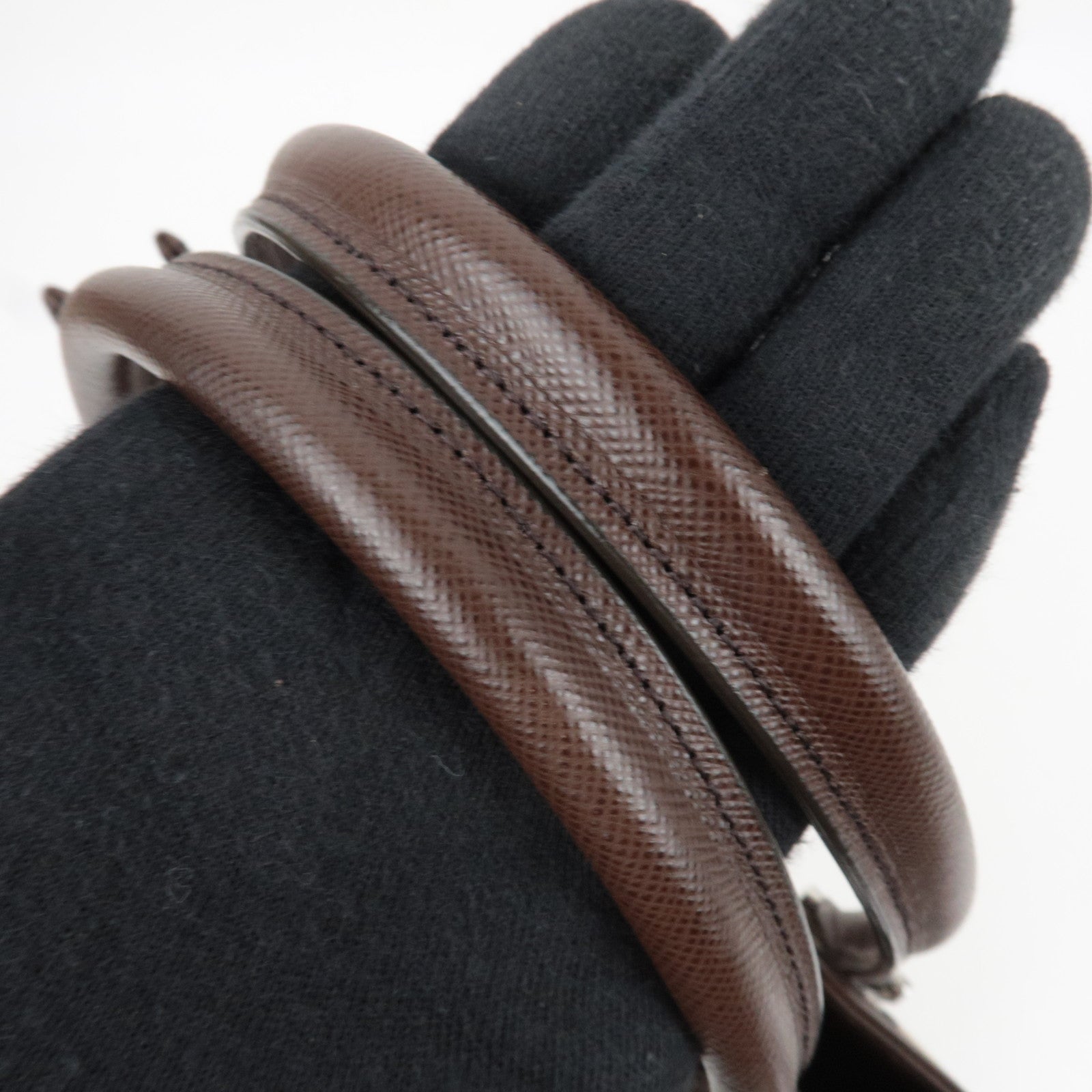 BURBERRY Nova Plaid Canvas Leather Totebag Beige Brown