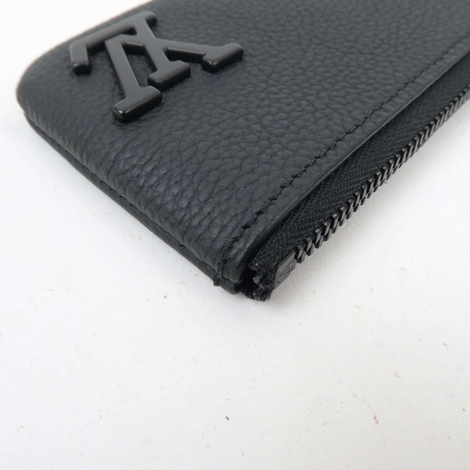 Louis Vuitton Aerogram Pochette Cles Coin Case Noir M81031 TN3283