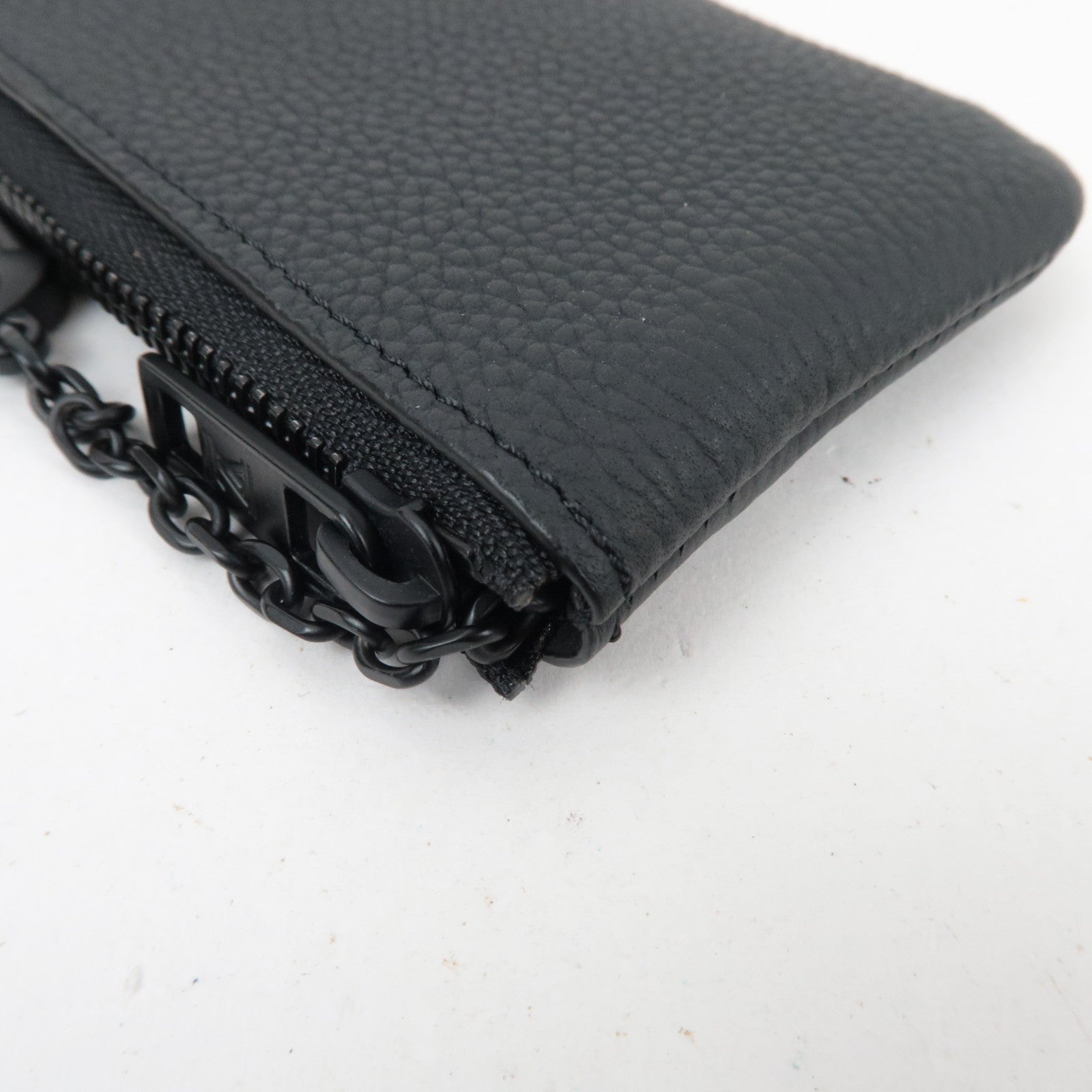 Louis Vuitton Aerogram Pochette Cles Coin Case Noir M81031 TN3283