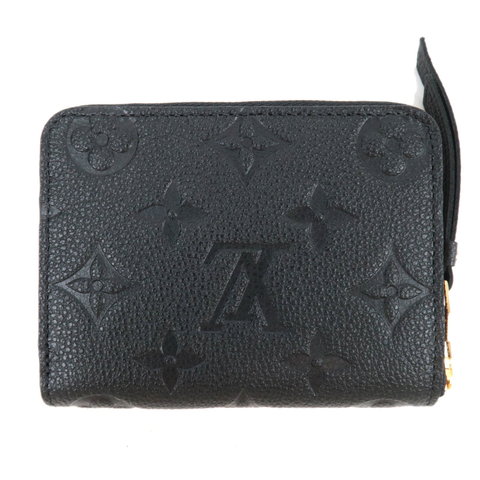 Louis Vuitton Monogram Empreinte Zippy Coin Purse Noir M60574 RFID