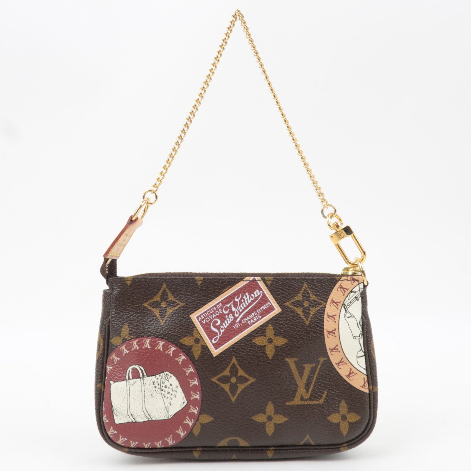 Louis Vuitton Monogram T&B Mini Pochette Accessoires Mini Handbag M60153 FL3078