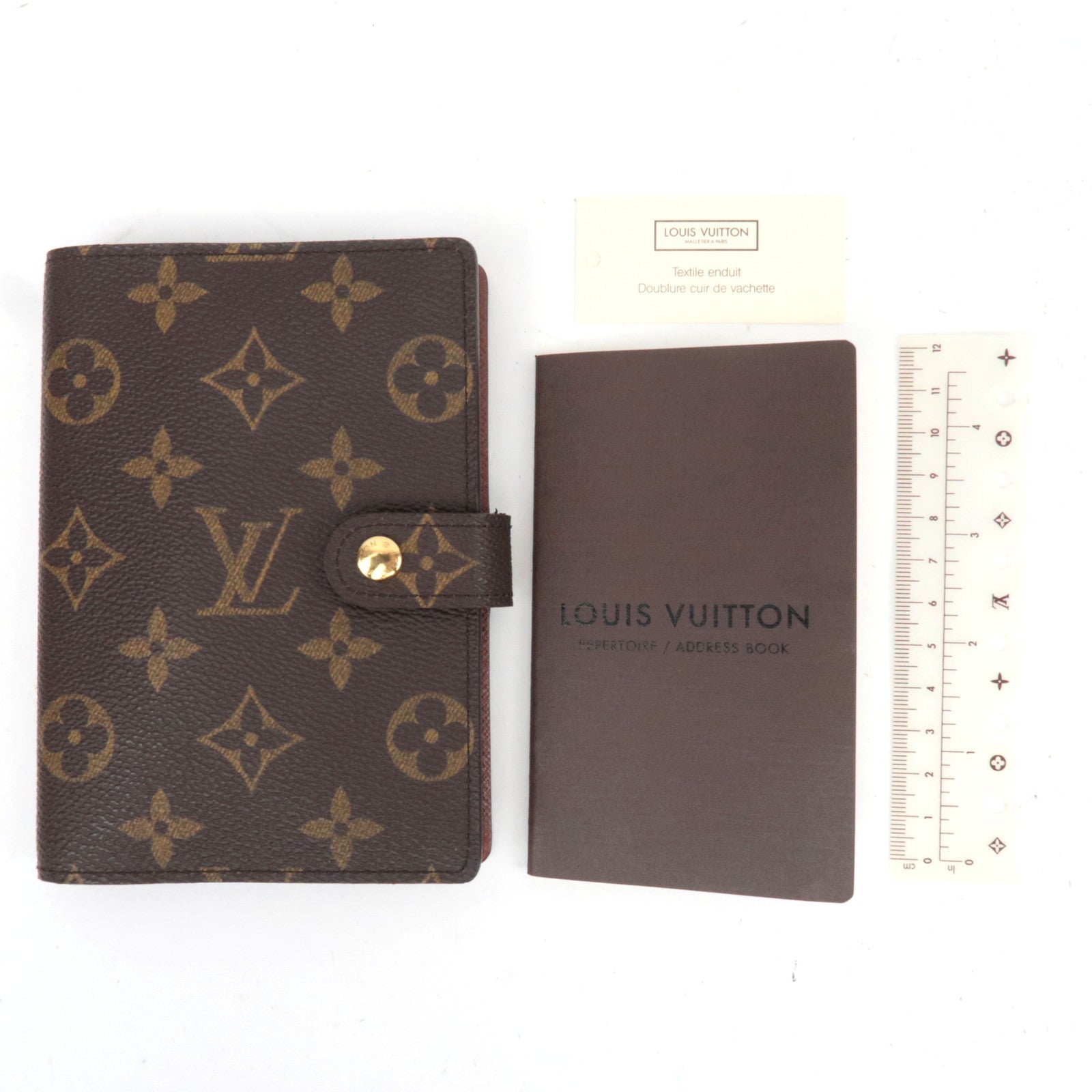 Louis Vuitton Monogram Agenda PM Planner Cover R20005 SP0012