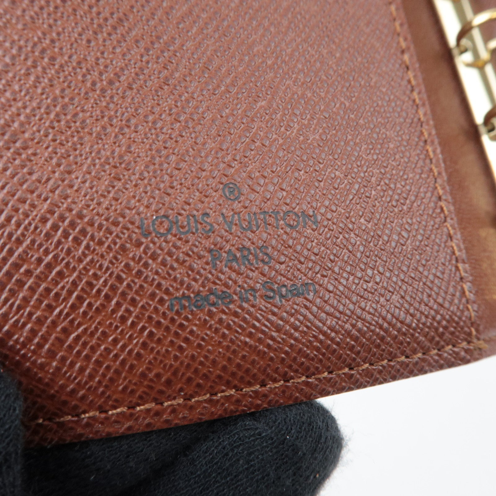 Louis Vuitton Monogram Agenda PM Planner Cover R20005 CA1011