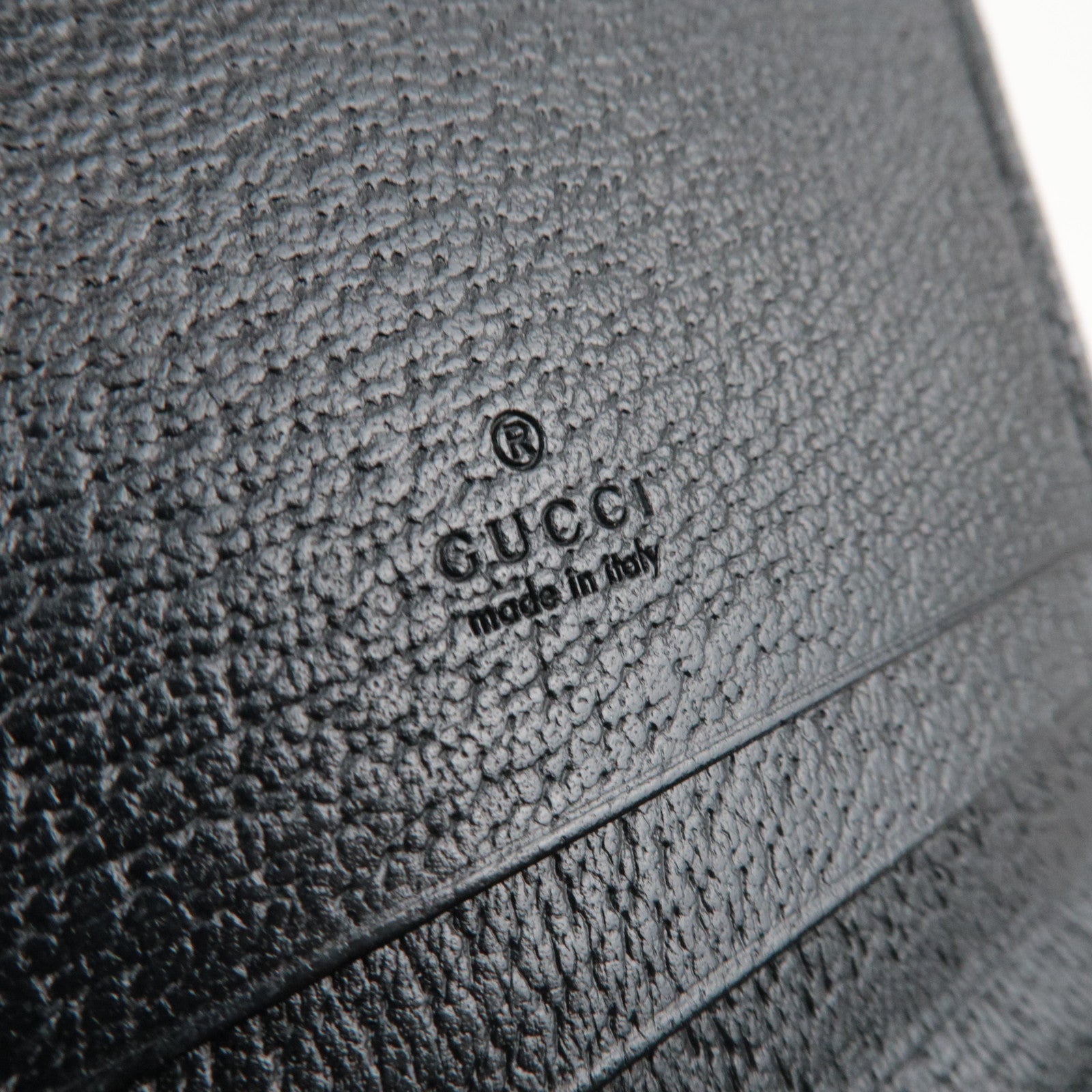 GUCCI New Jackie GG Denim Leather Bifold Wallet Navy 645536