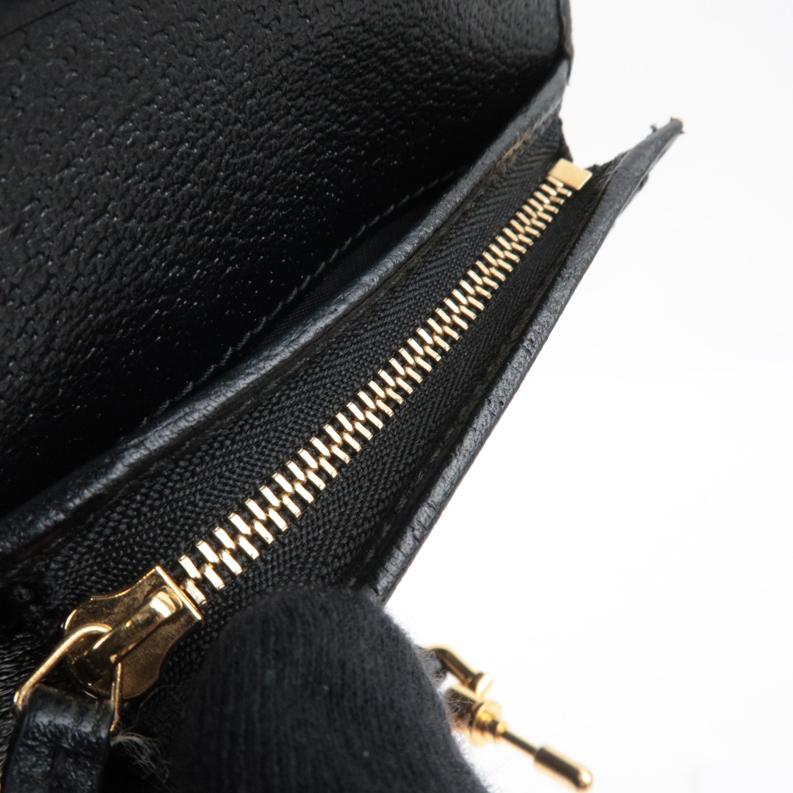 GUCCI New Jackie GG Denim Leather Bifold Wallet Navy 645536