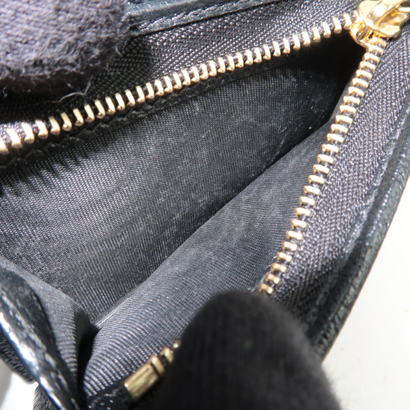 GUCCI New Jackie GG Denim Leather Bifold Wallet Navy 645536