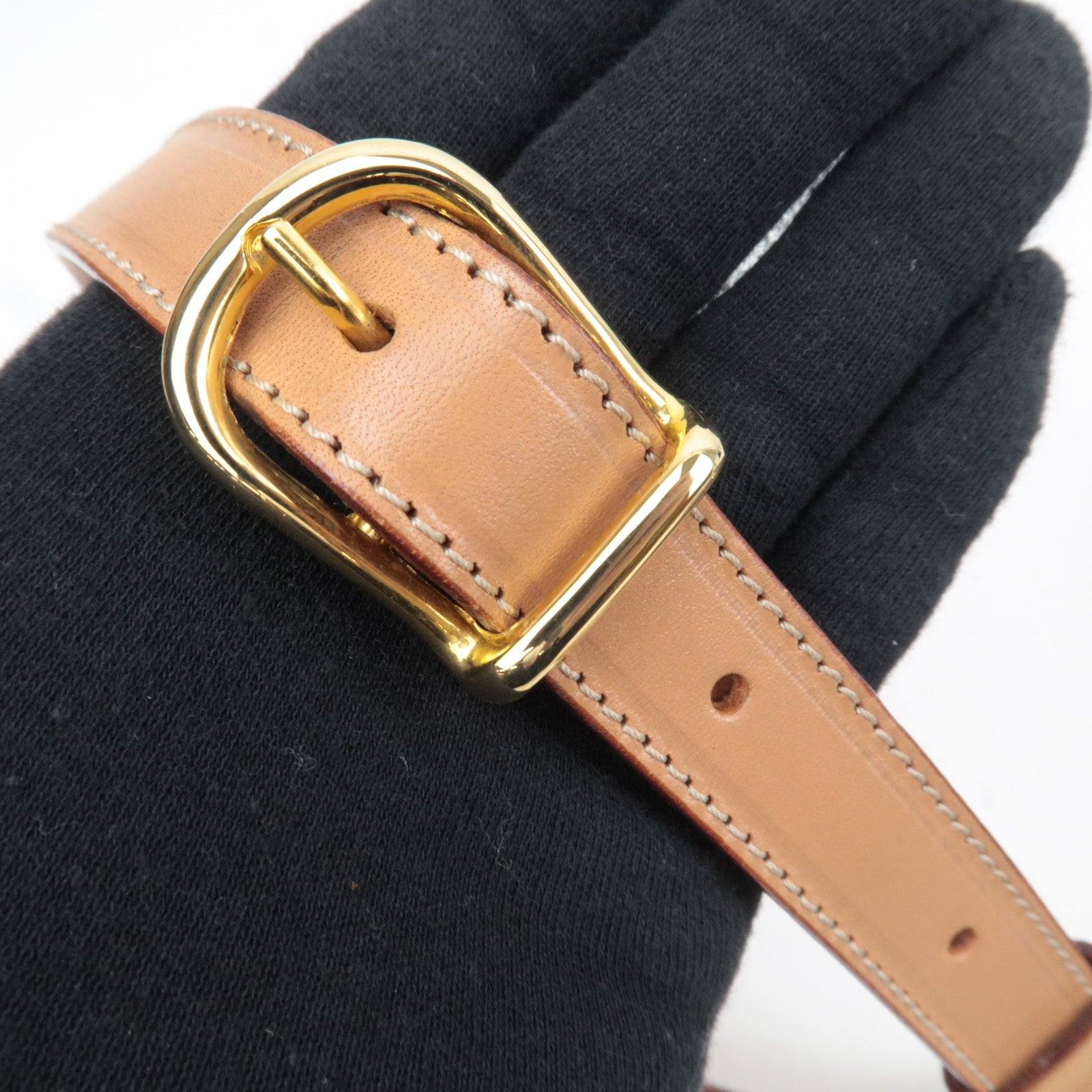 CELINE Macadam PVC Leather Shoulder Bag Brown