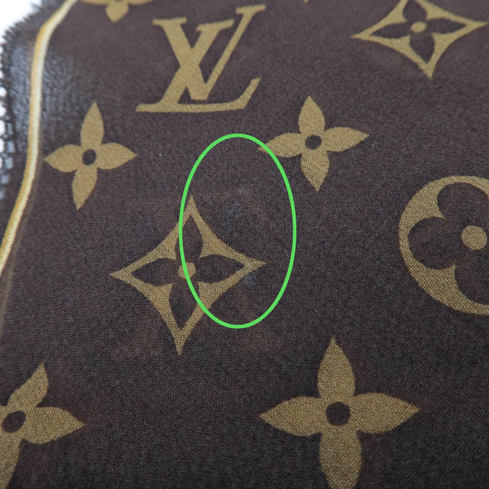 Louis Vuitton Echarpe Monogram Leopard 100% Silk Scarf M72123