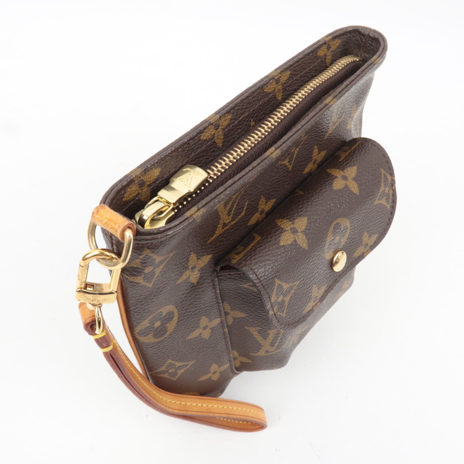 Louis Vuitton Monogram Partition Wristlet Bag M51901