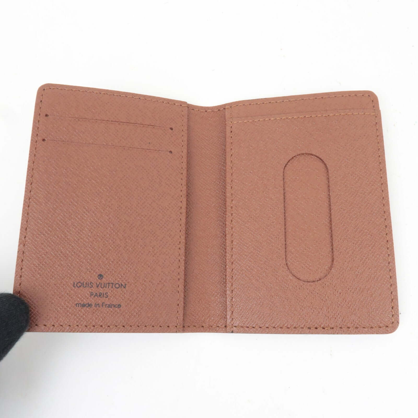 Louis Vuitton Monogram Porte Carte Pass Vertical Card Case M66541