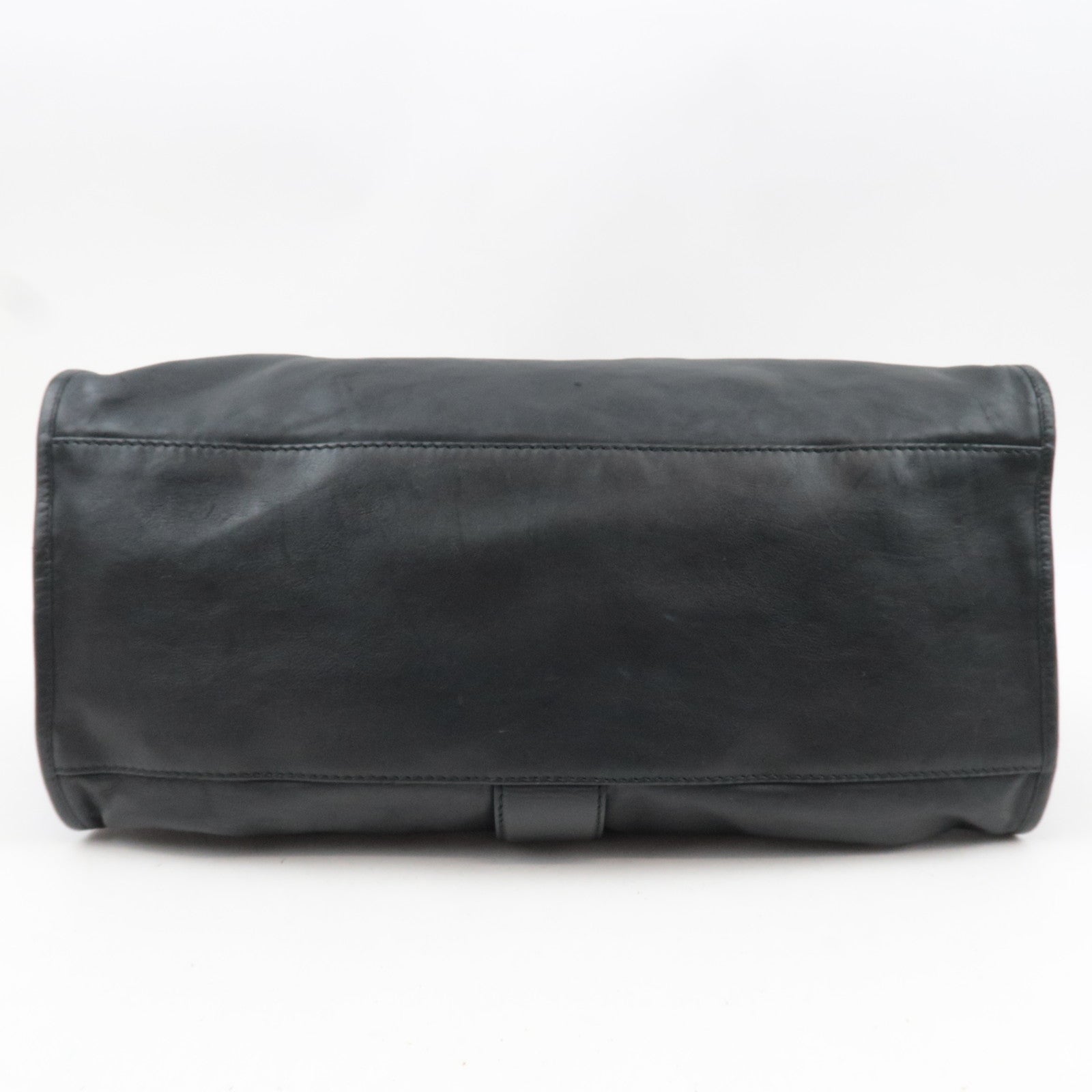 GUCCI Shoulder Bag Leather Black 296855