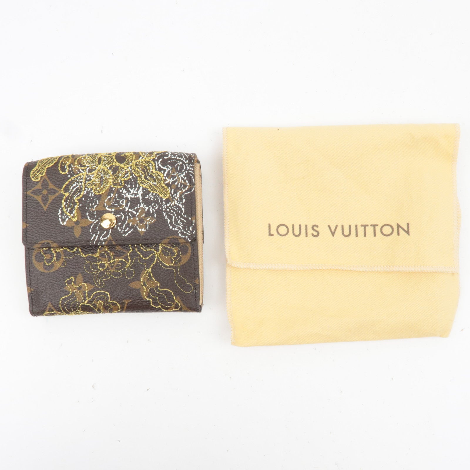 Louis Vuitton Monogram Dentelle Porte Monnaie Carte Credit M95396