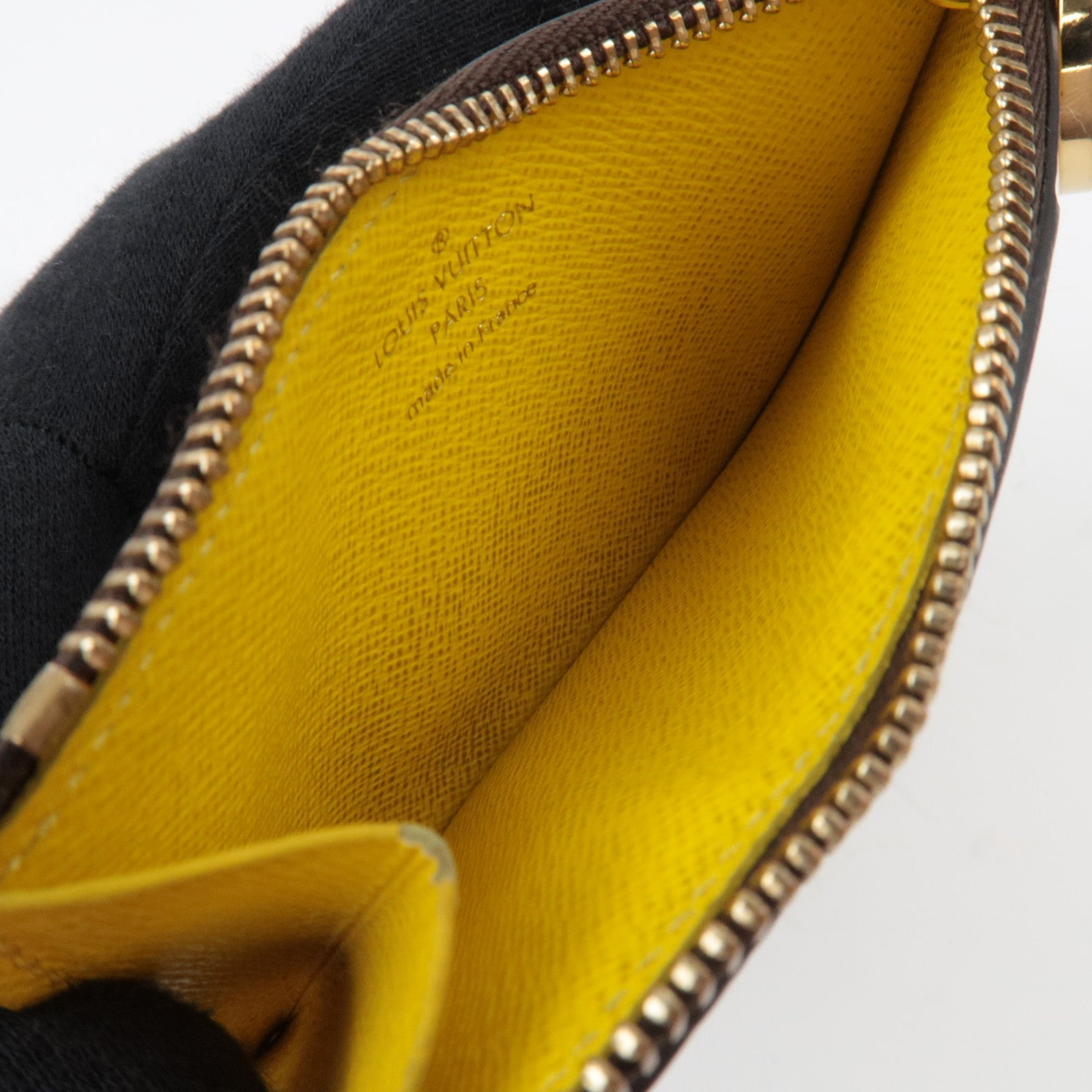 Louis Vuitton Monogram Porte Carte Romy Fragment Case Jaune M81882 RFID