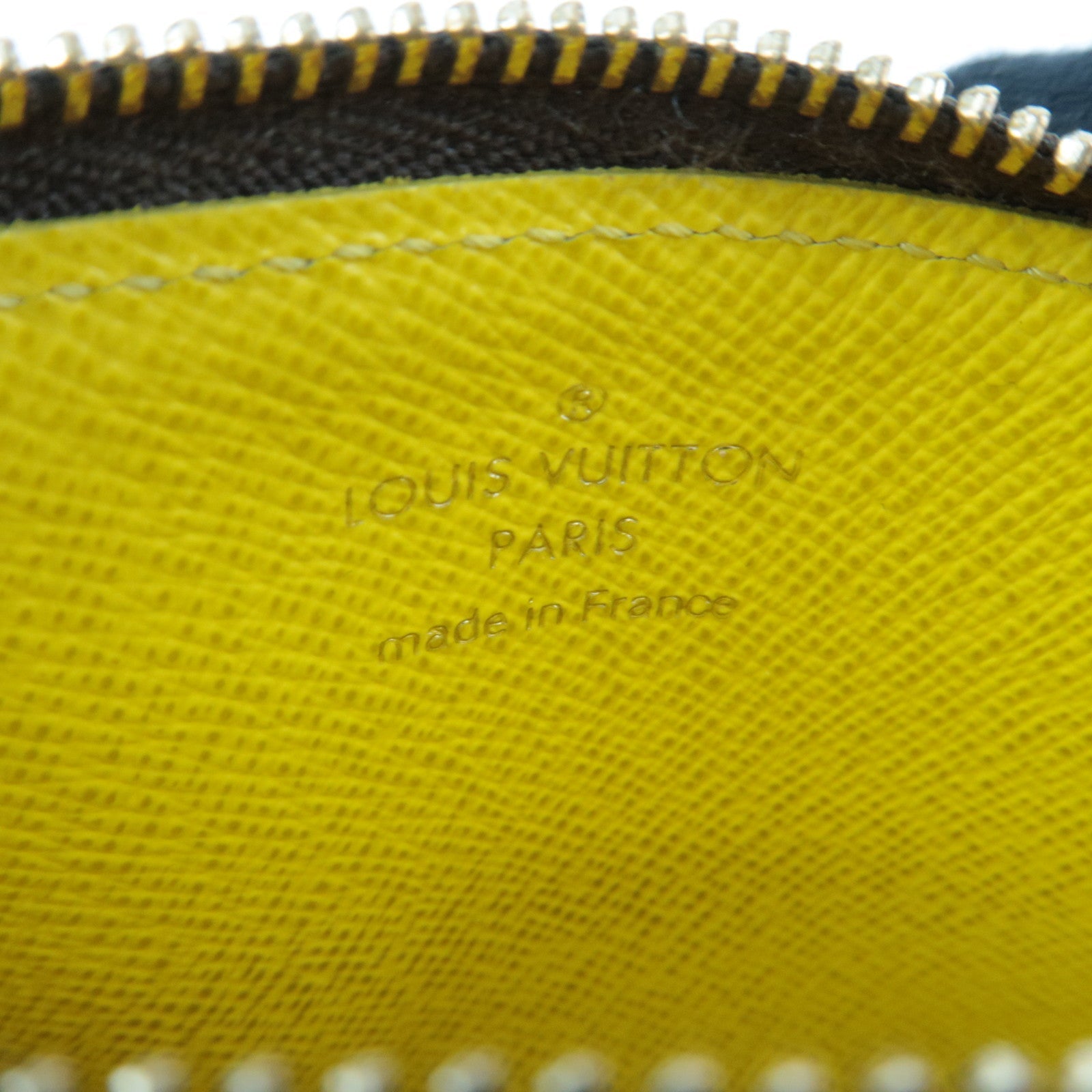 Louis Vuitton Monogram Porte Carte Romy Fragment Case Jaune M81882 RFID
