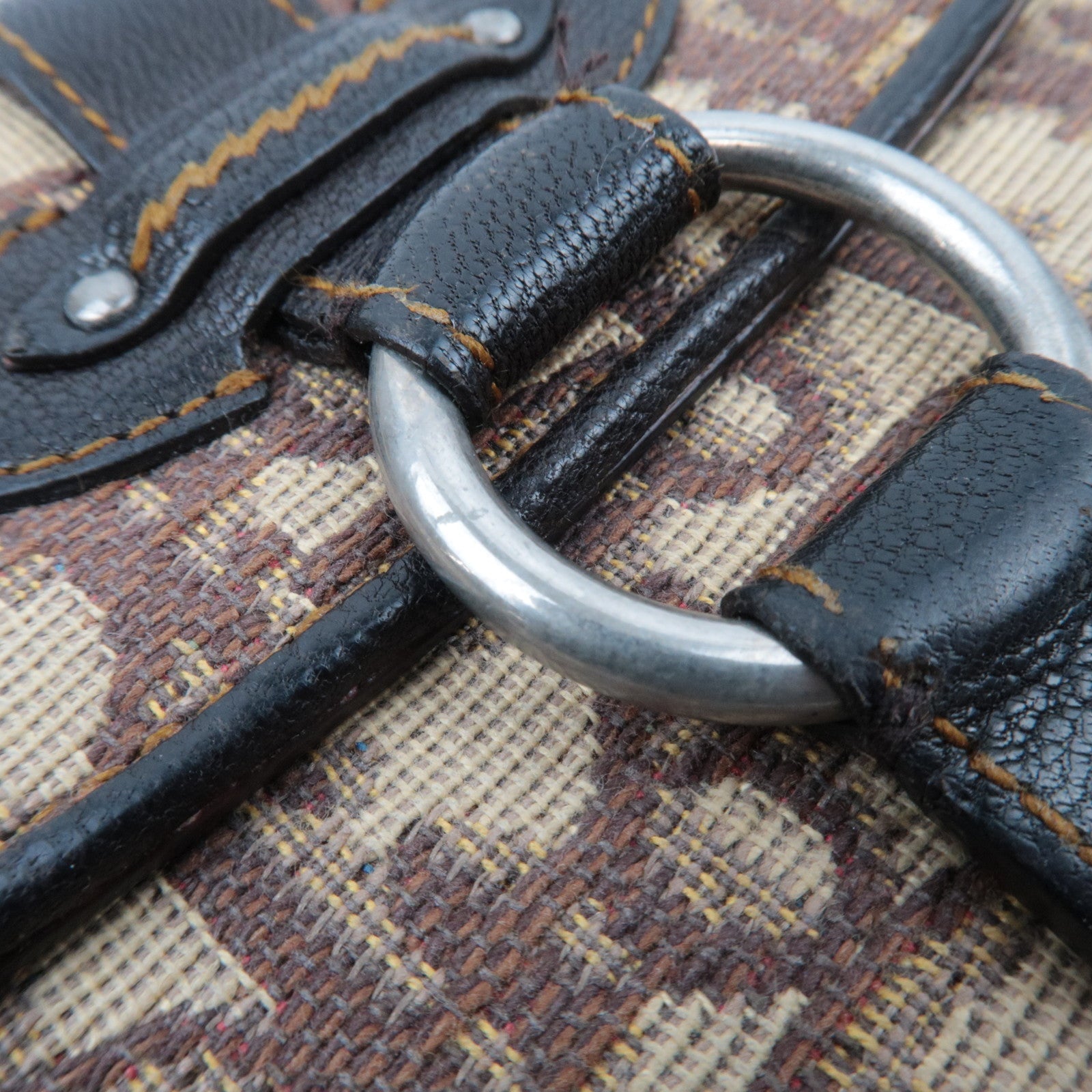 Christian Dior Trotter Double Hook Wallet Beige