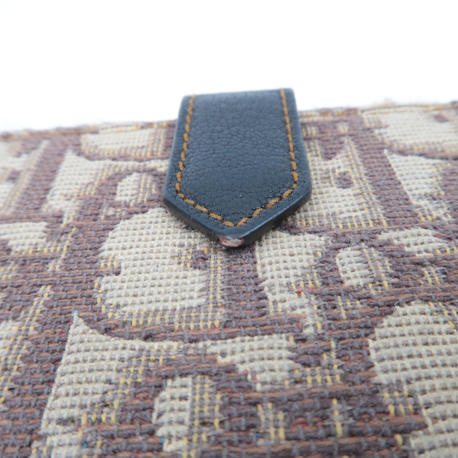 Christian Dior Trotter Double Hook Wallet Beige