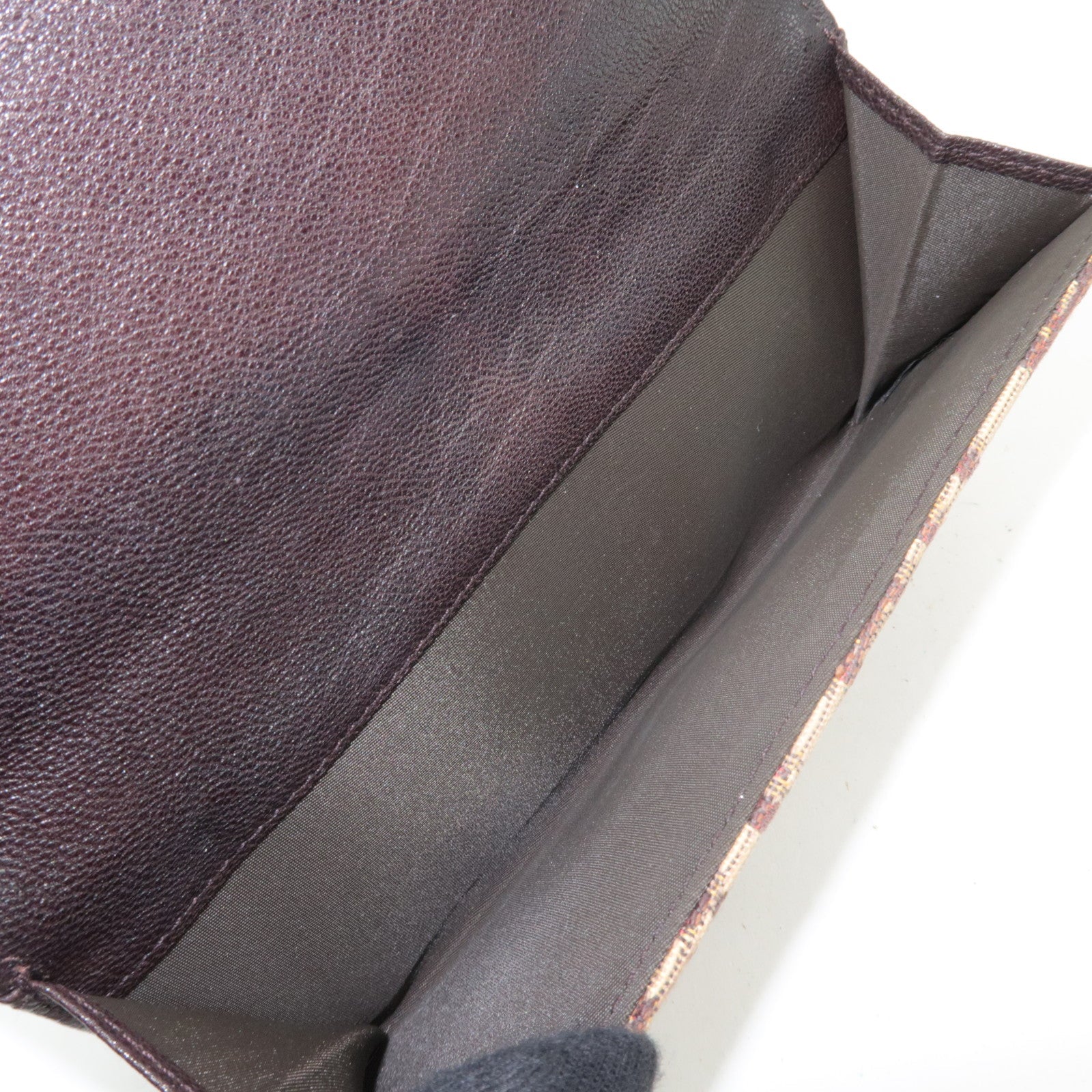 Christian Dior Trotter Double Hook Wallet Beige