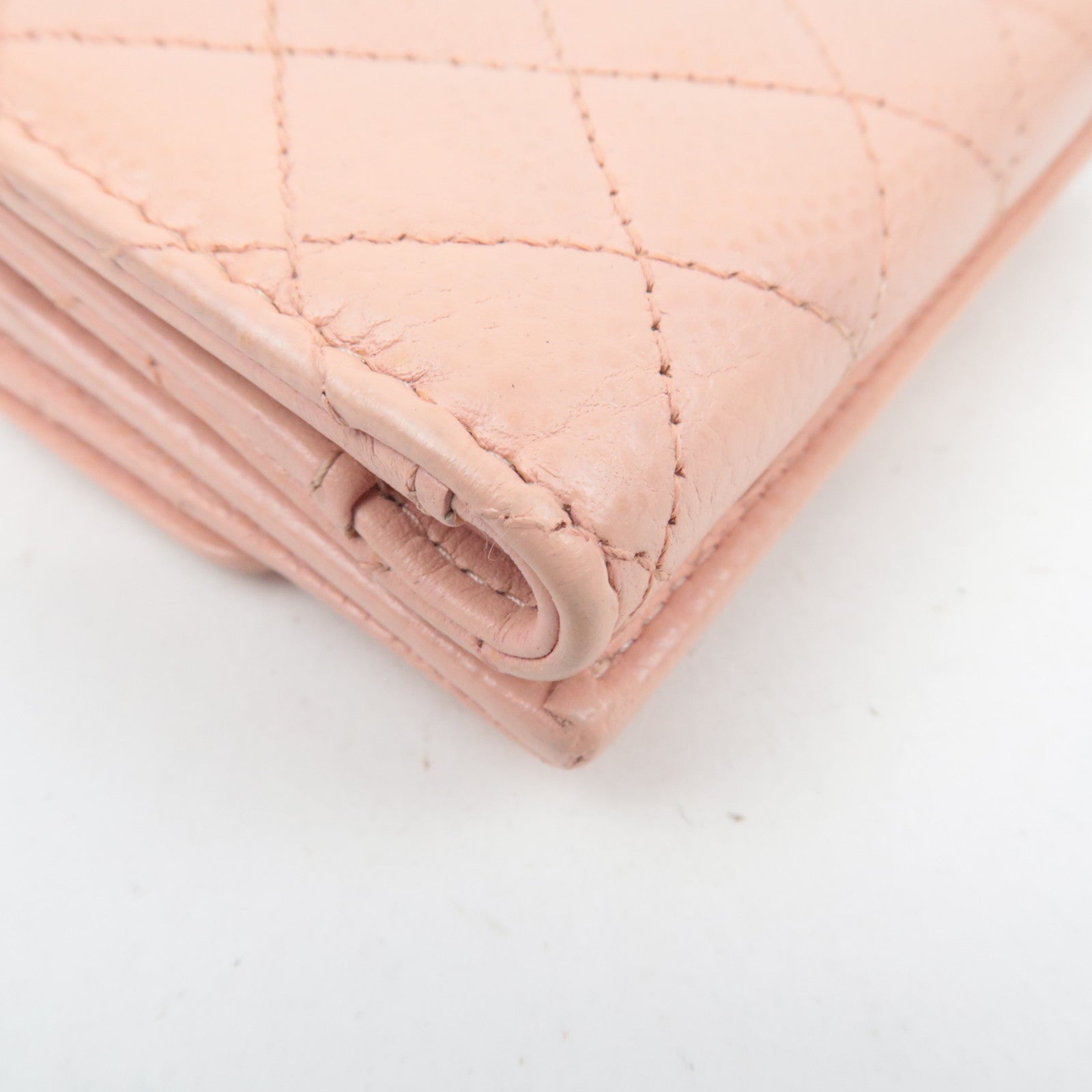 CHANEL Boy Chanel Wallet Caviarskin Pink