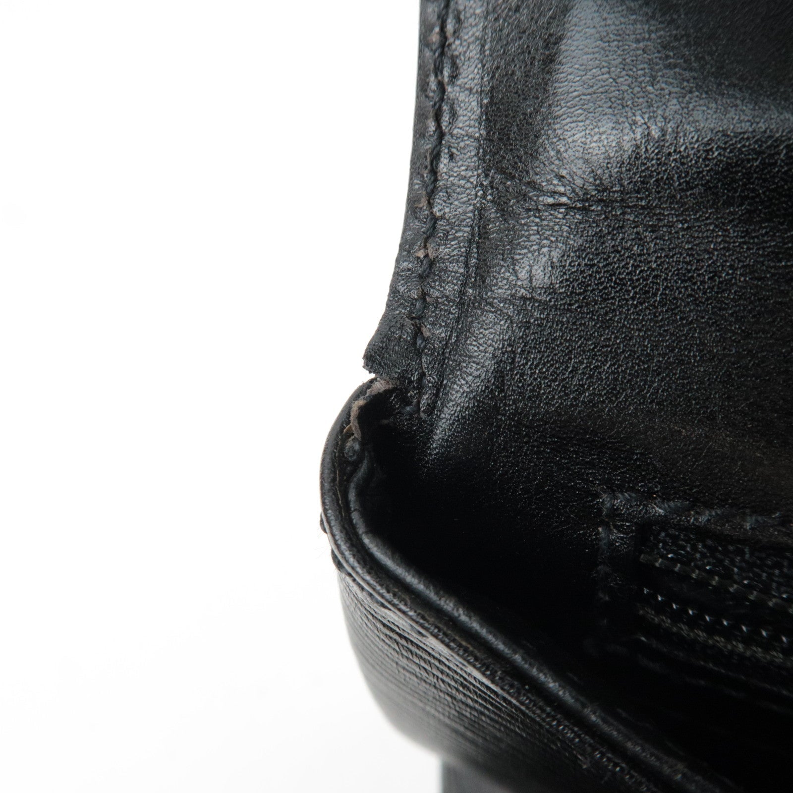 FENDI Small Leather Handbag Black 11652