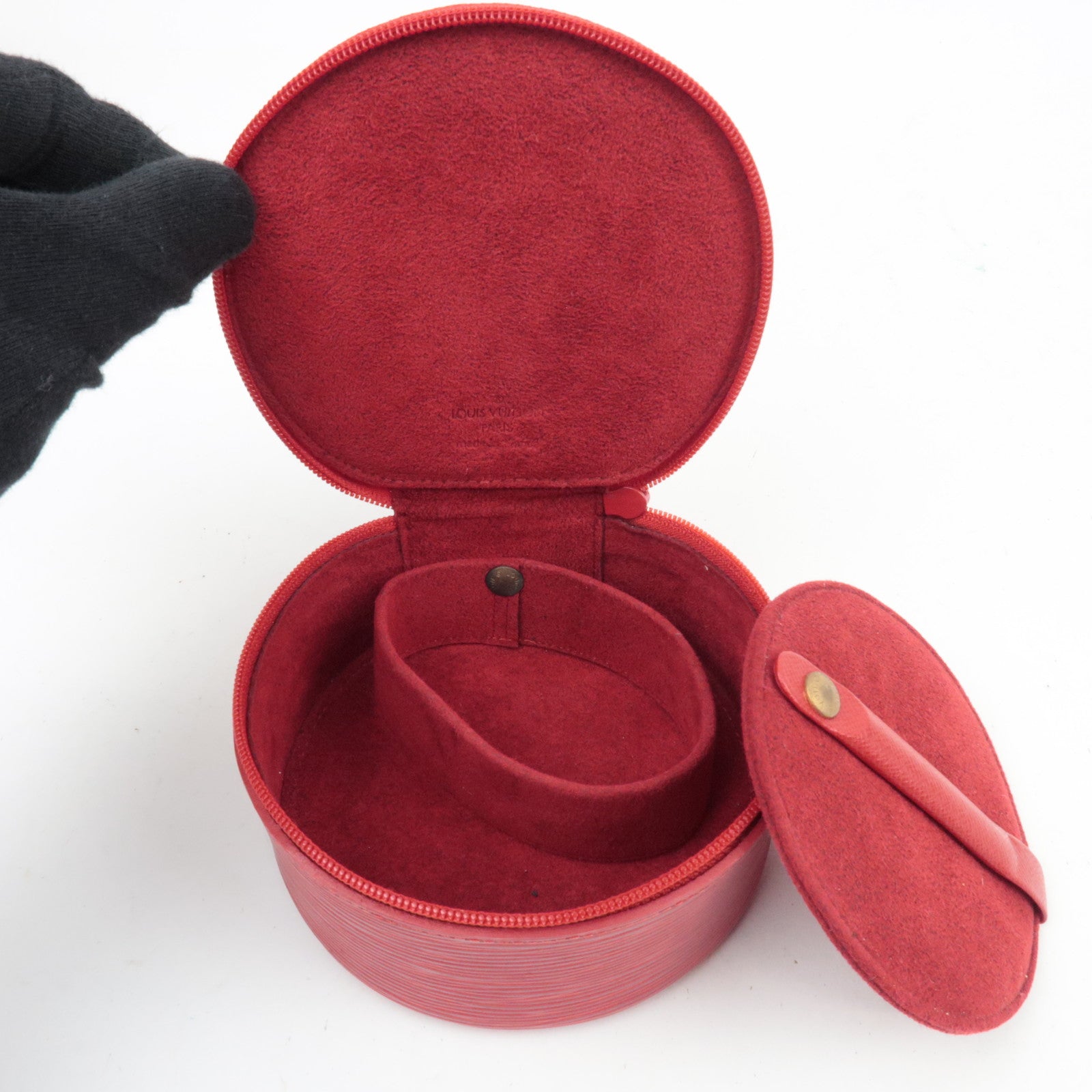 Louis Vuitton Epi Ecrin Bijoux 12 Jewerly Case Castilian Red M48207
