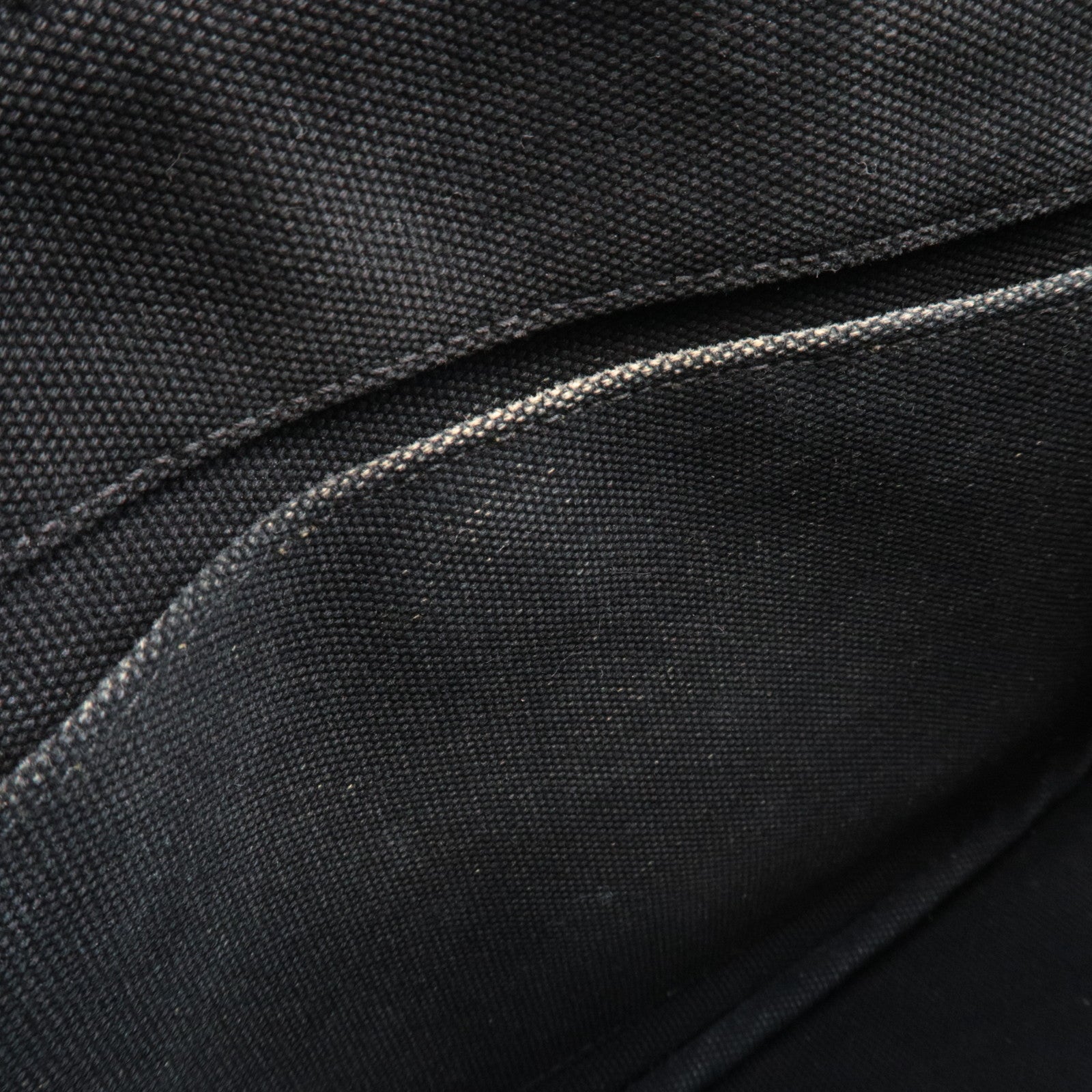 PRADA Canapa Mini Canvas 2Way Tote Bag Black 1BG439