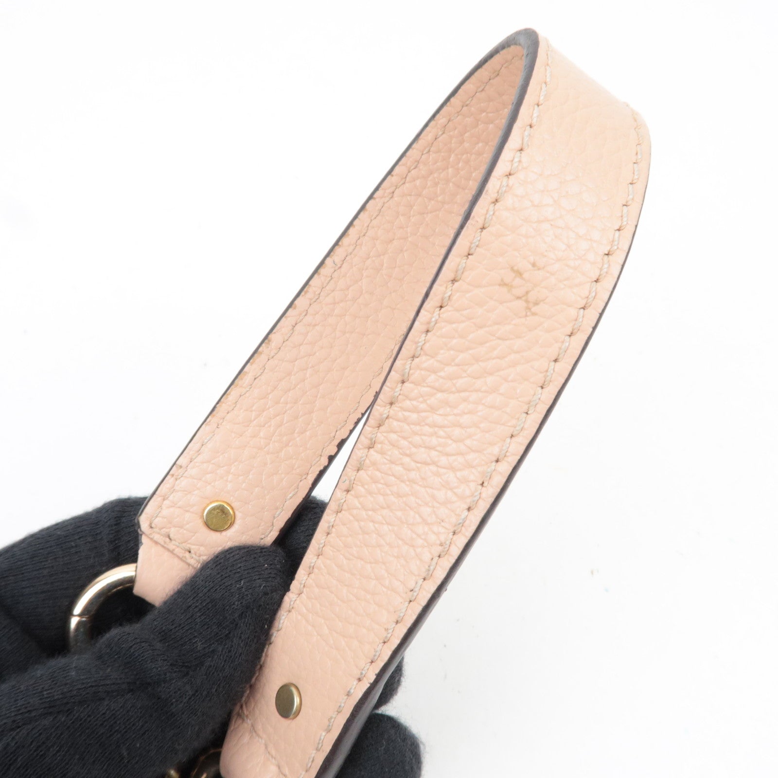 Chloe SEE BY CHLOE Suede Leather Chain Shoulder Bag Pink