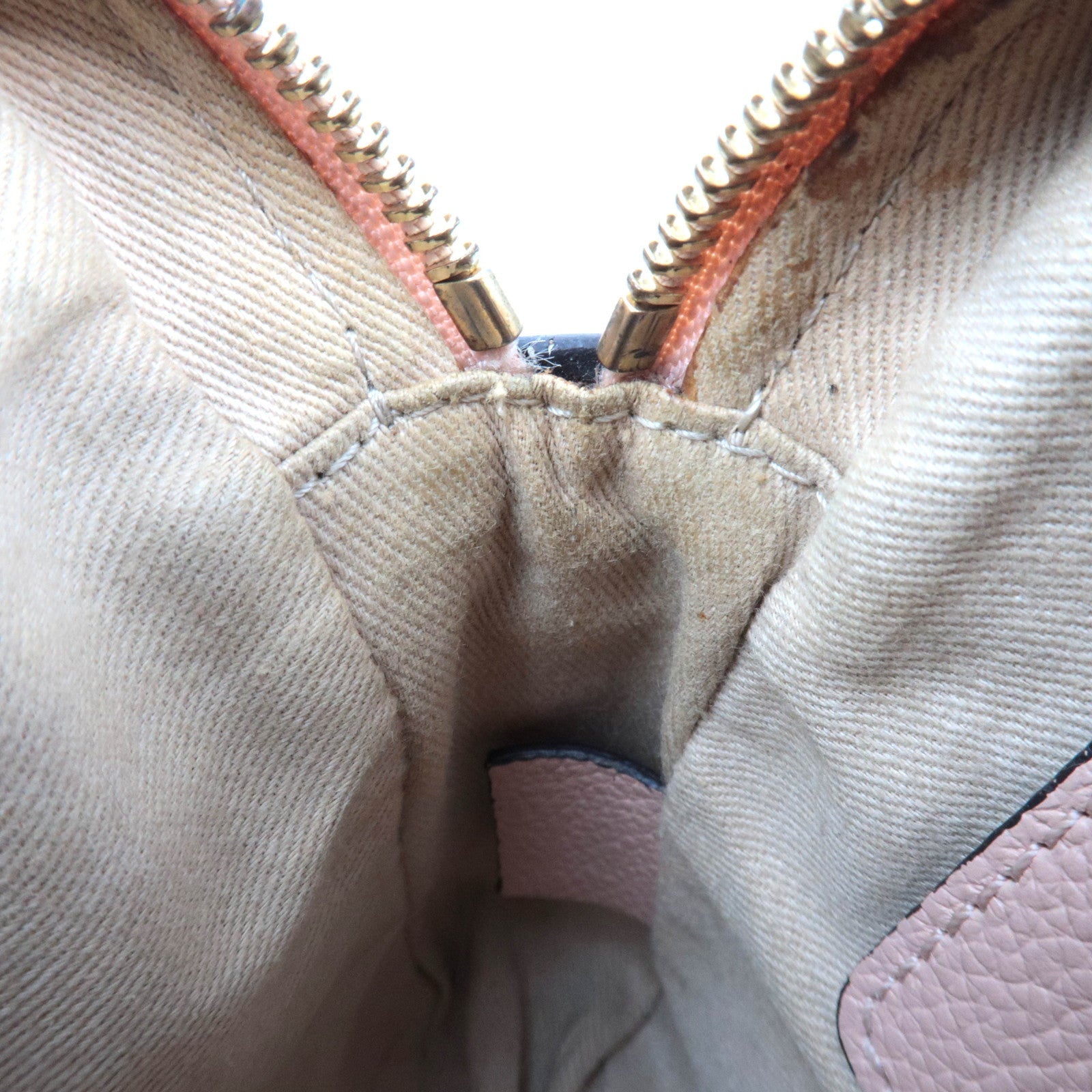 Chloe SEE BY CHLOE Suede Leather Chain Shoulder Bag Pink