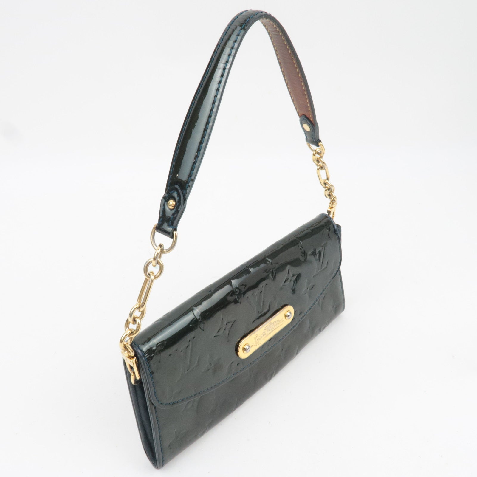 Louis Vuitton Monogram Vernis Sunset Boulevard Shoulder bag Bleu Nuit M93680