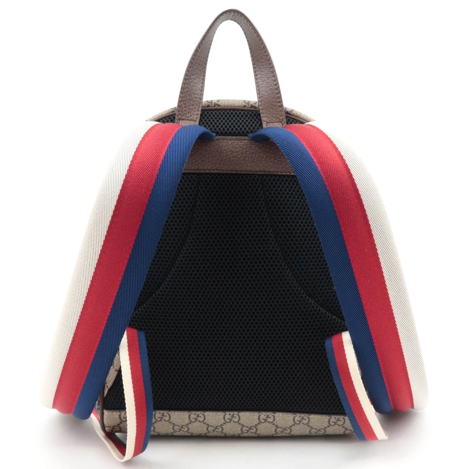 GUCCI Mystic Cat Backpack GG Supreme Leather Beige 495621