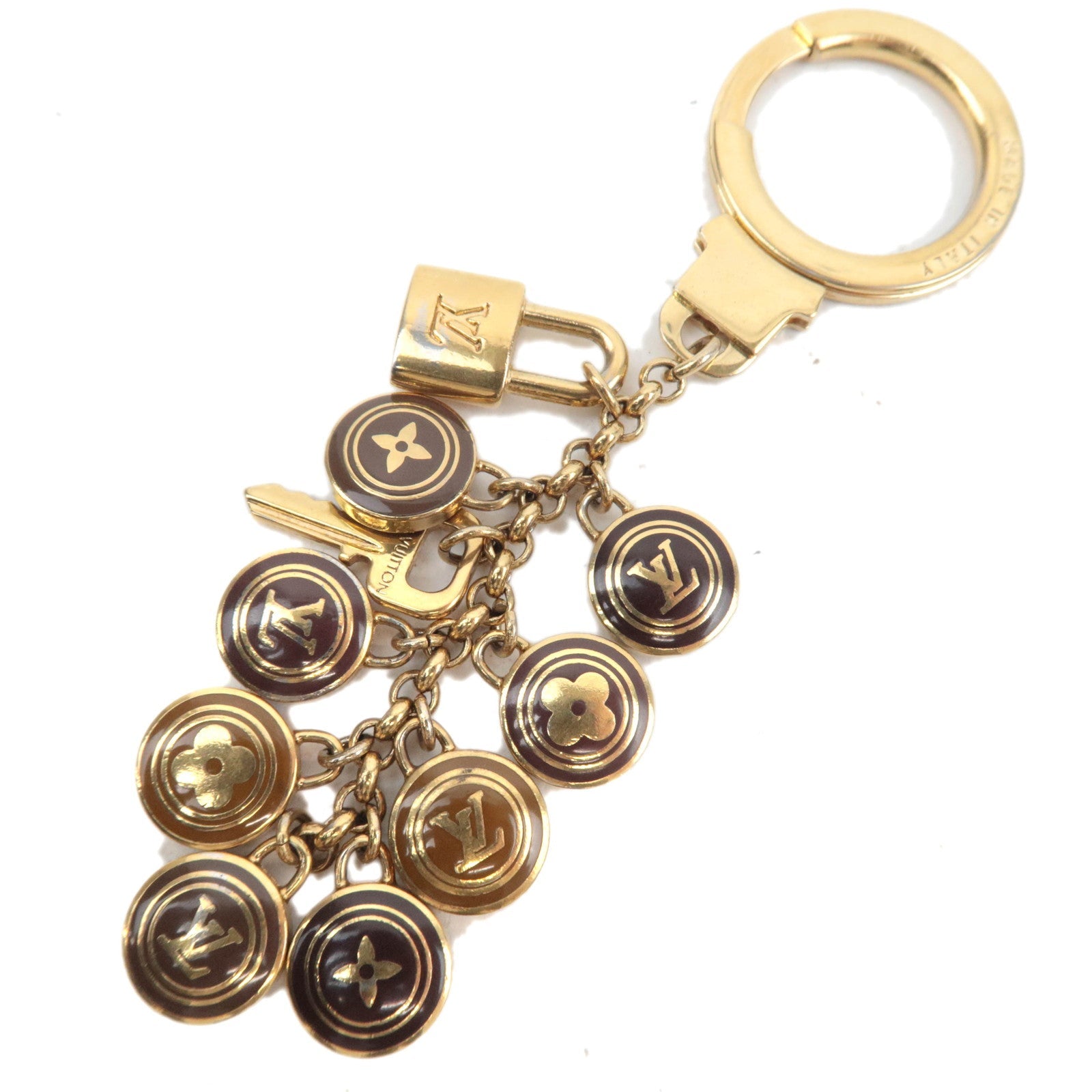 Louis Vuitton Porte Cles Pastille Bag Charm Gold M65387