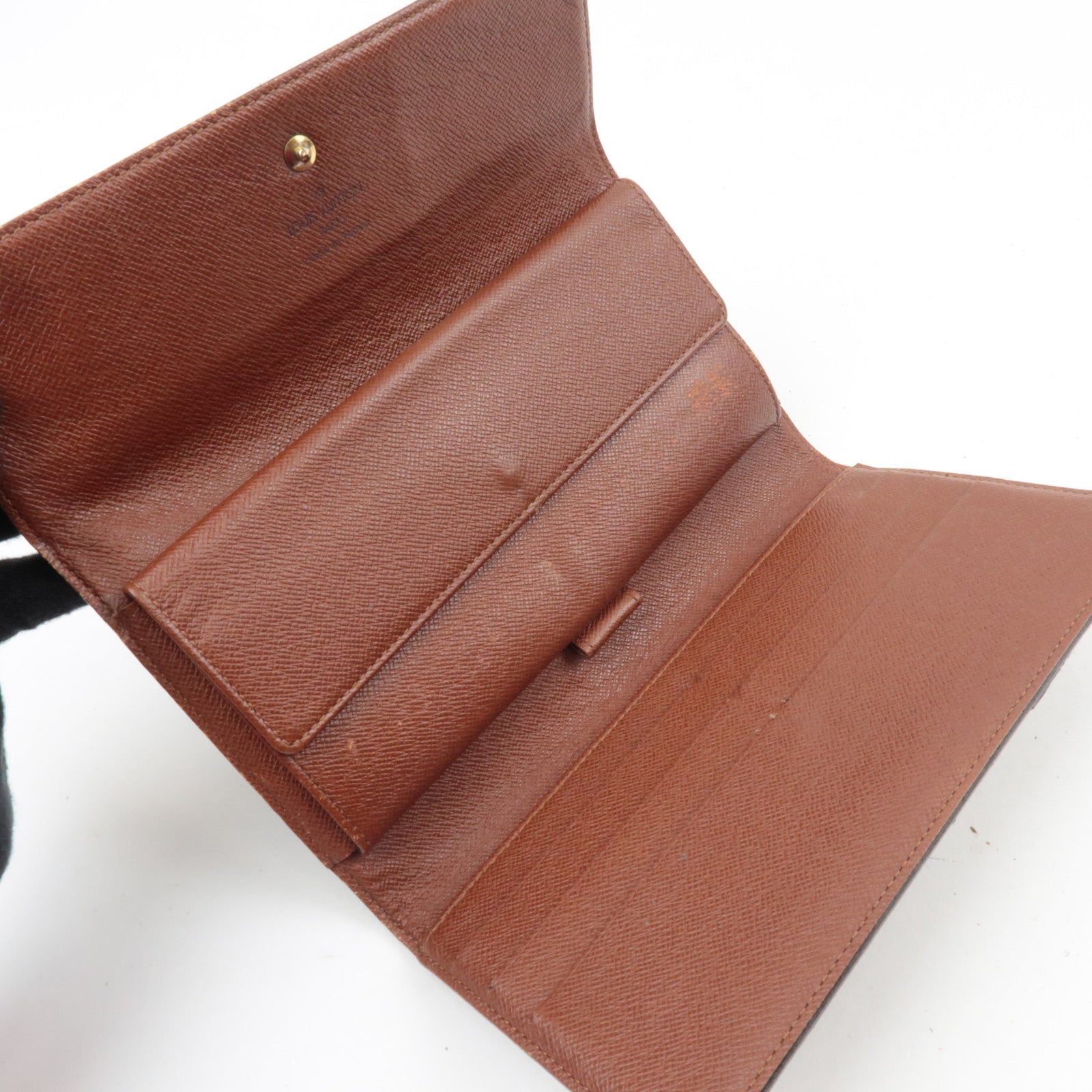 Louis Vuitton Monogram Porte Tresor International Long Wallet M61215