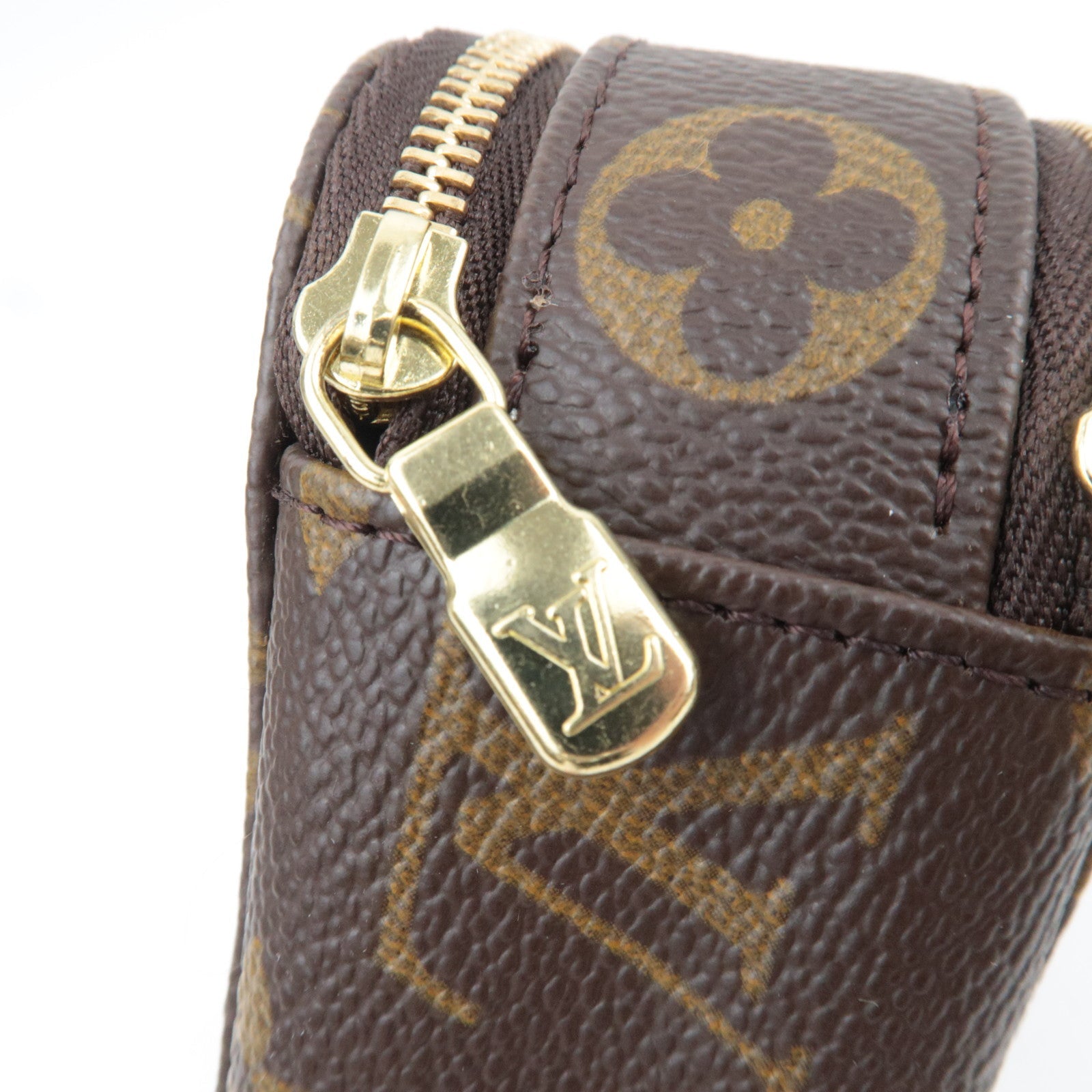 Louis Vuitton Monogram Trousse Brush PM Cosmetic Pouch M47510