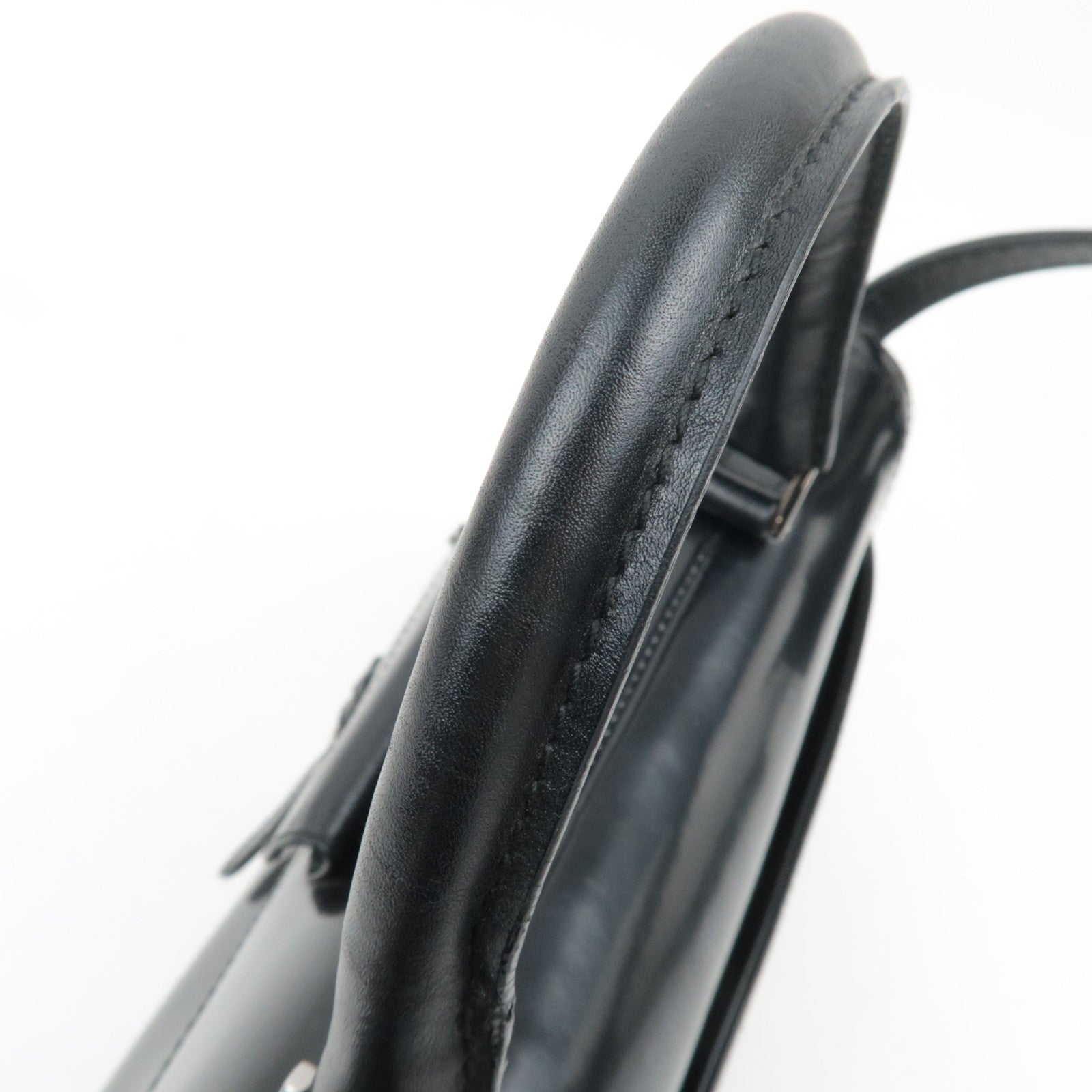 Christian Dior Saddle 2Way Bag Patent Leather Black