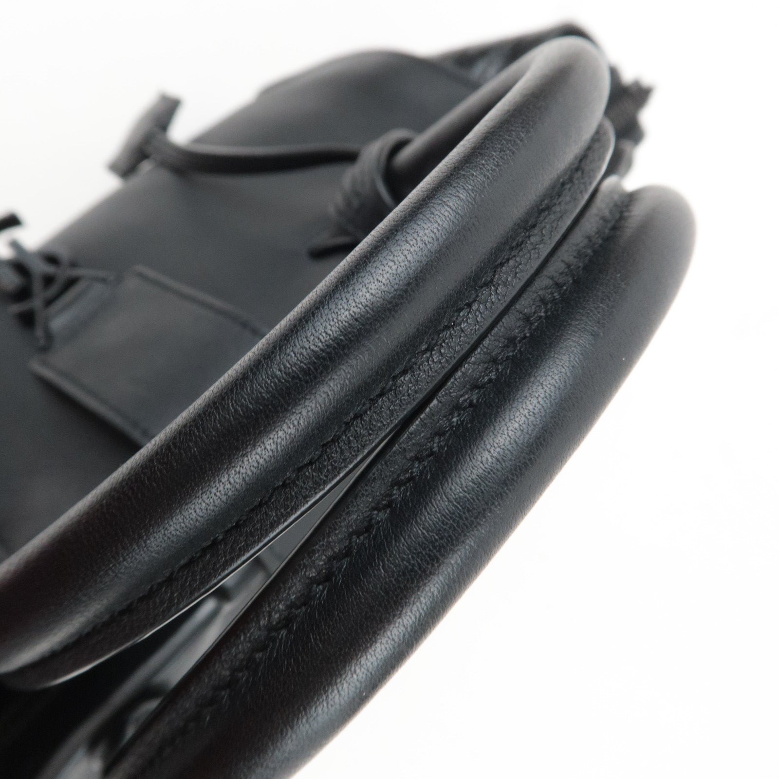 SAINT LAURENT Baby Downtown Cabas Leather 2 Way Bag Black 436834