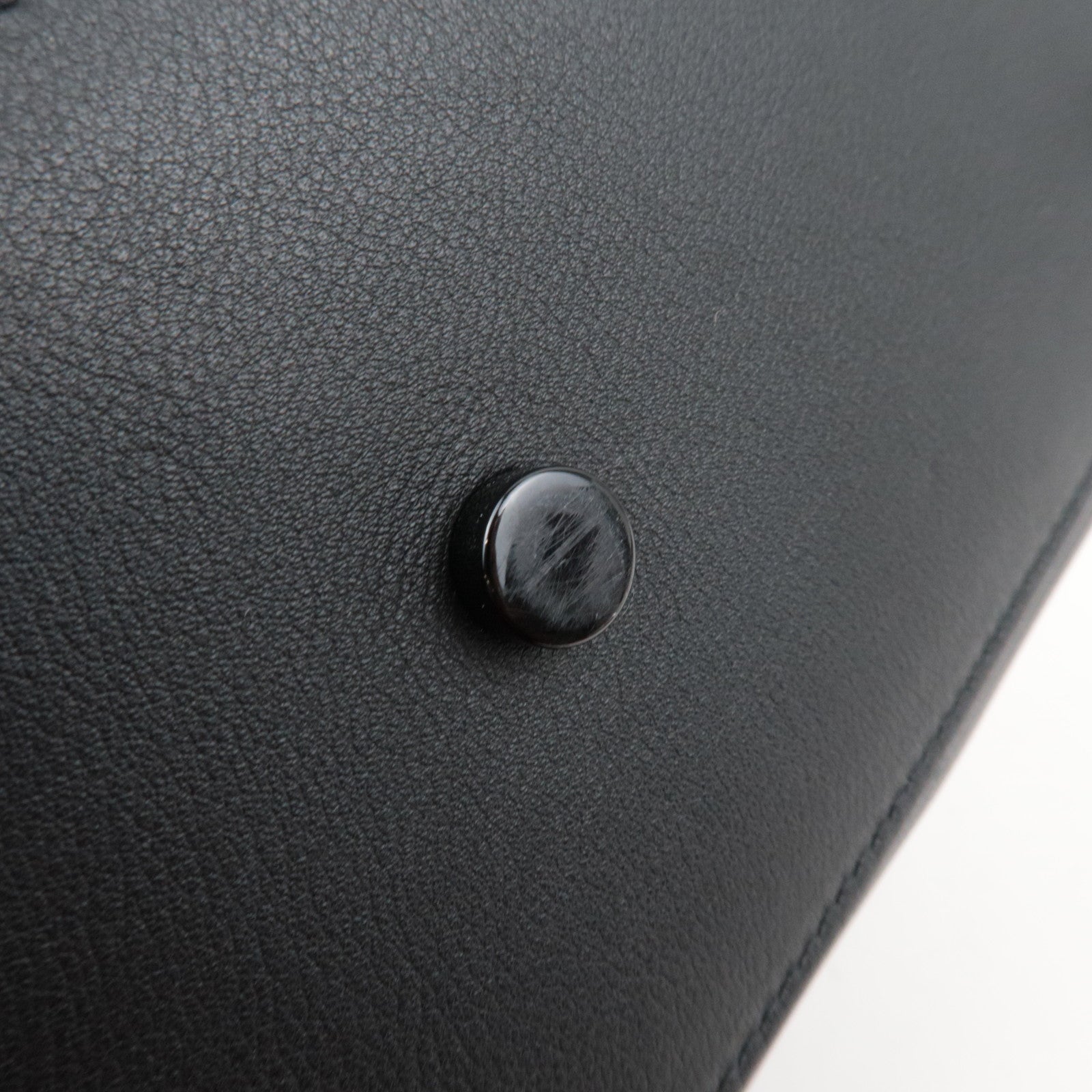 SAINT LAURENT Baby Downtown Cabas Leather 2 Way Bag Black 436834