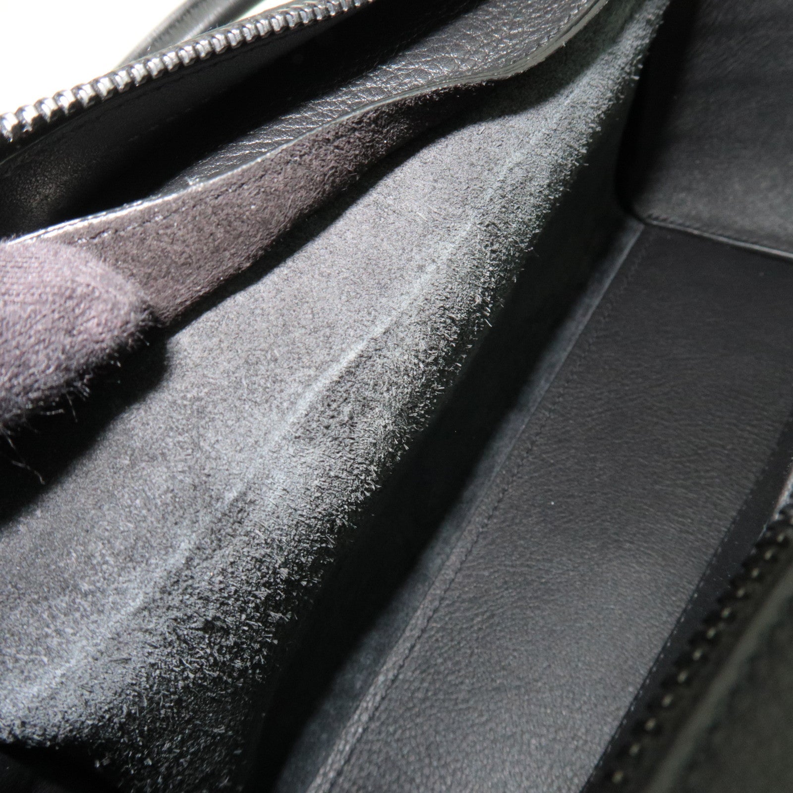 SAINT LAURENT Baby Downtown Cabas Leather 2 Way Bag Black 436834