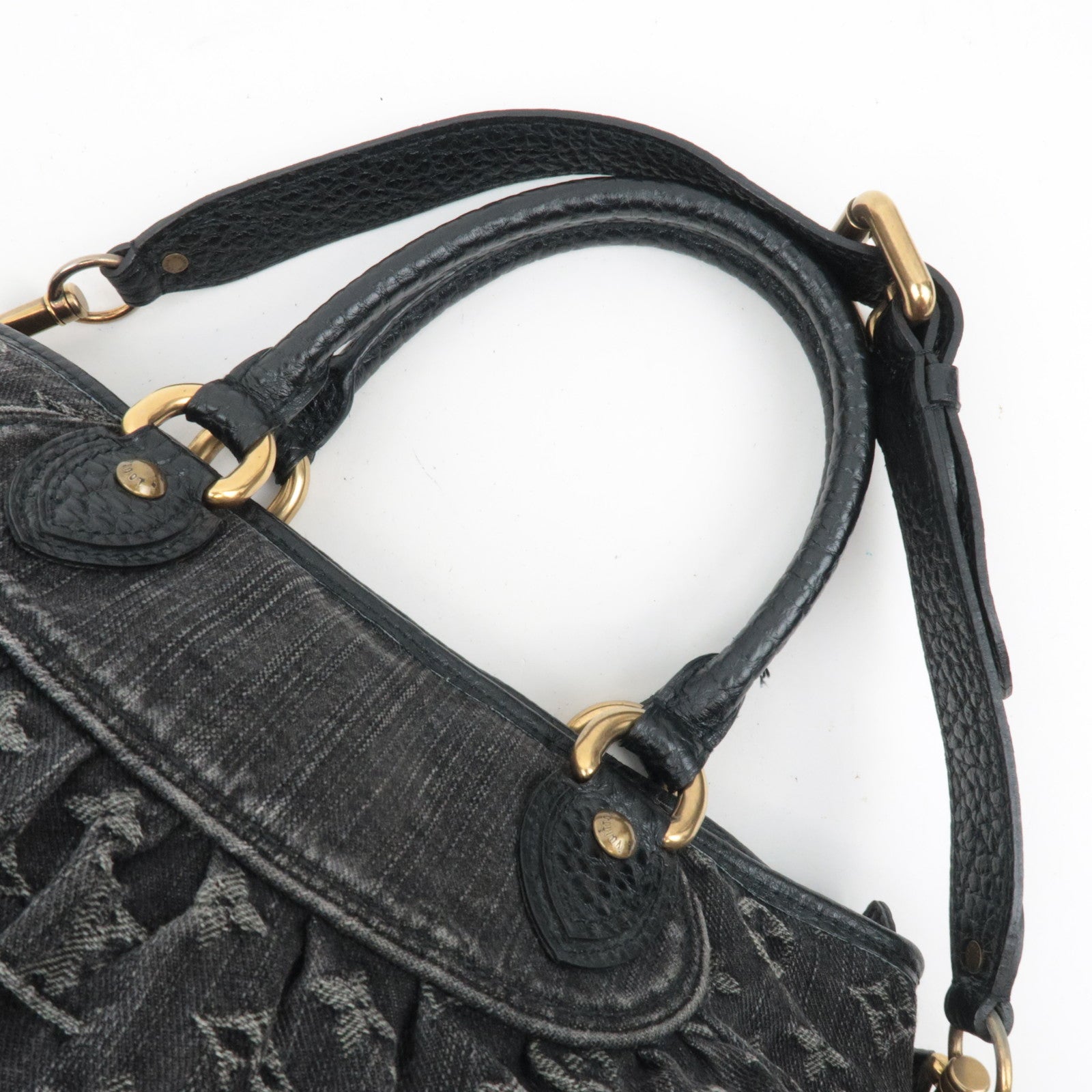 Louis Vuitton Monogram Denim Neo Cabby MM Noir M95351