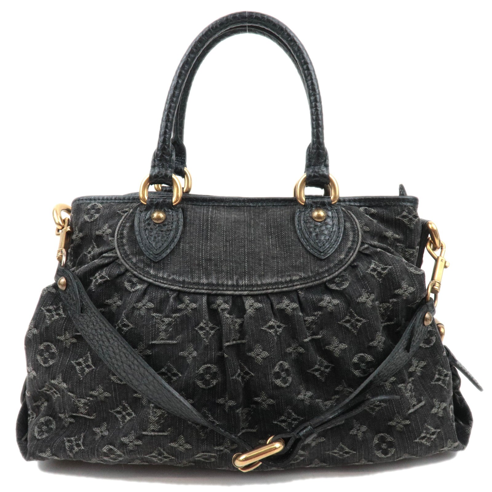 Louis Vuitton Monogram Denim Neo Cabby MM Noir M9535186414