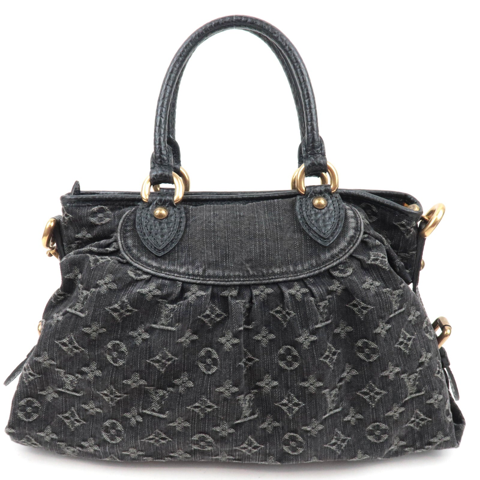 Louis Vuitton Monogram Denim Neo Cabby MM Noir M95351