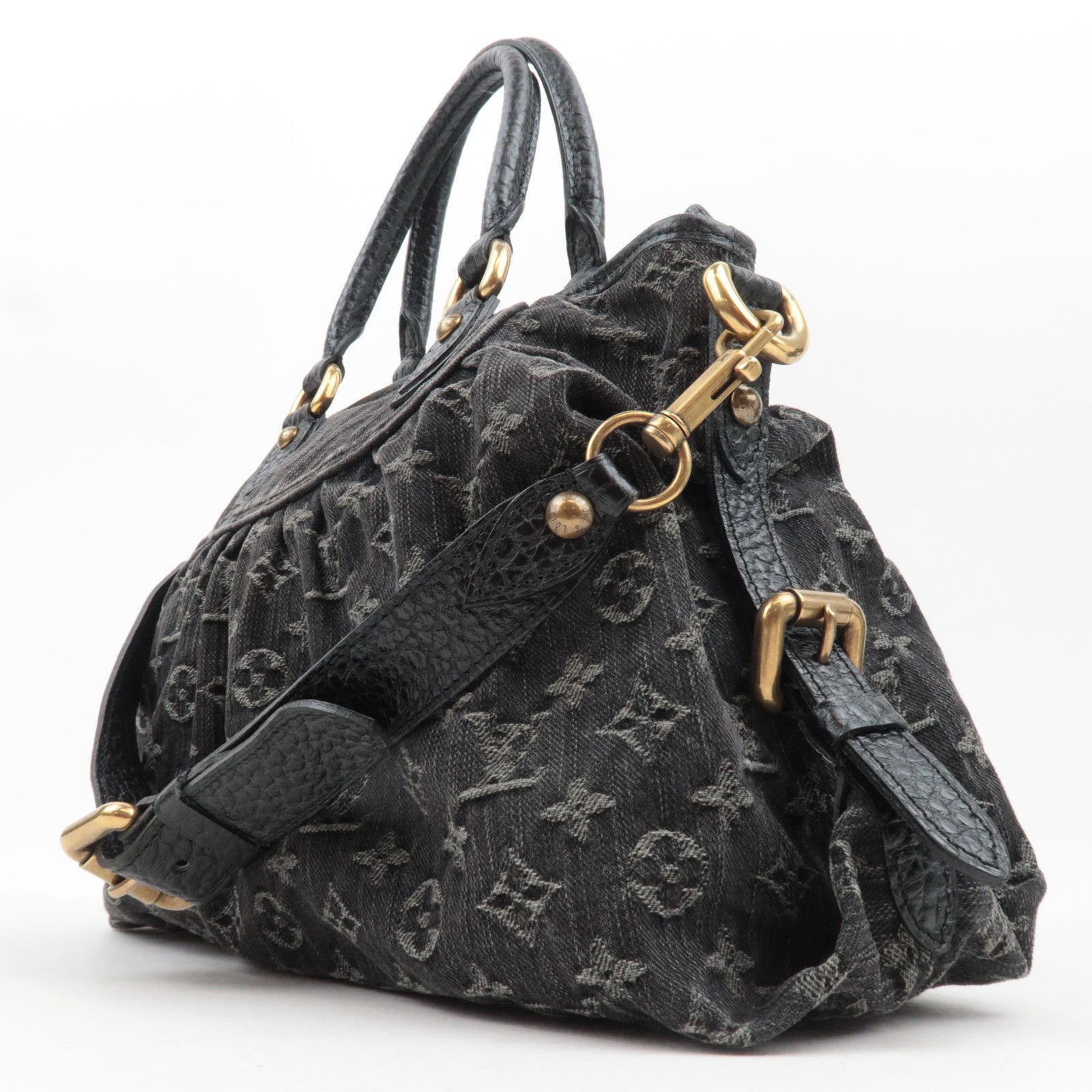 Louis Vuitton Monogram Denim Neo Cabby MM Noir M95351