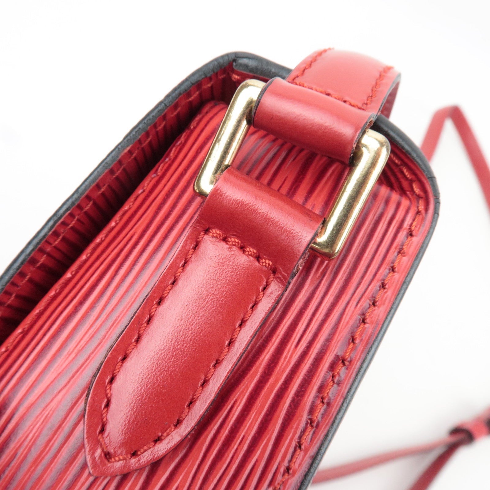 Louis Vuitton Epi Mini Saint Cloud Shoulder Bag Castilian Red M52217