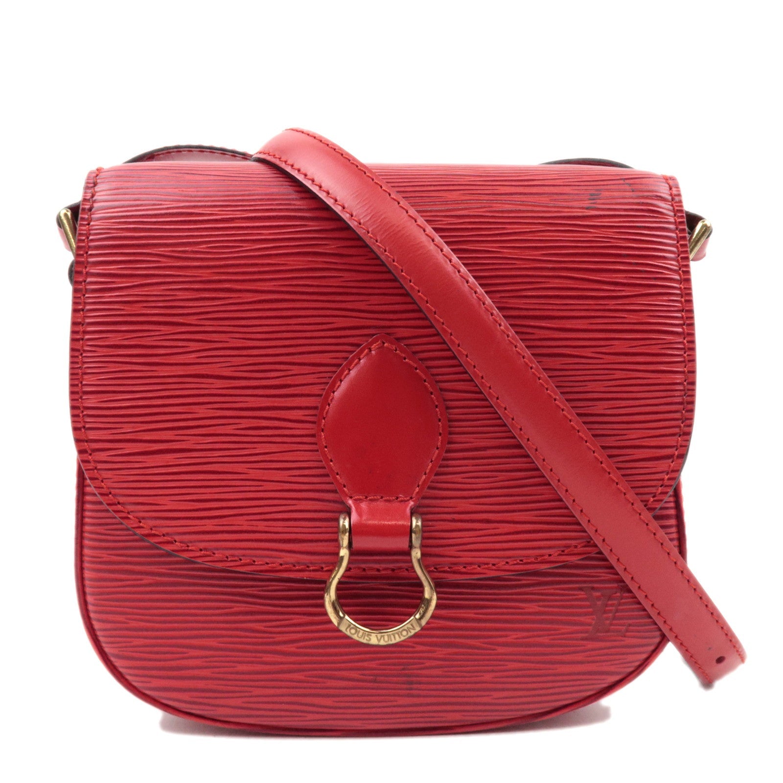Louis Vuitton Epi Mini Saint Cloud Shoulder Bag Castilian Red M5221786418