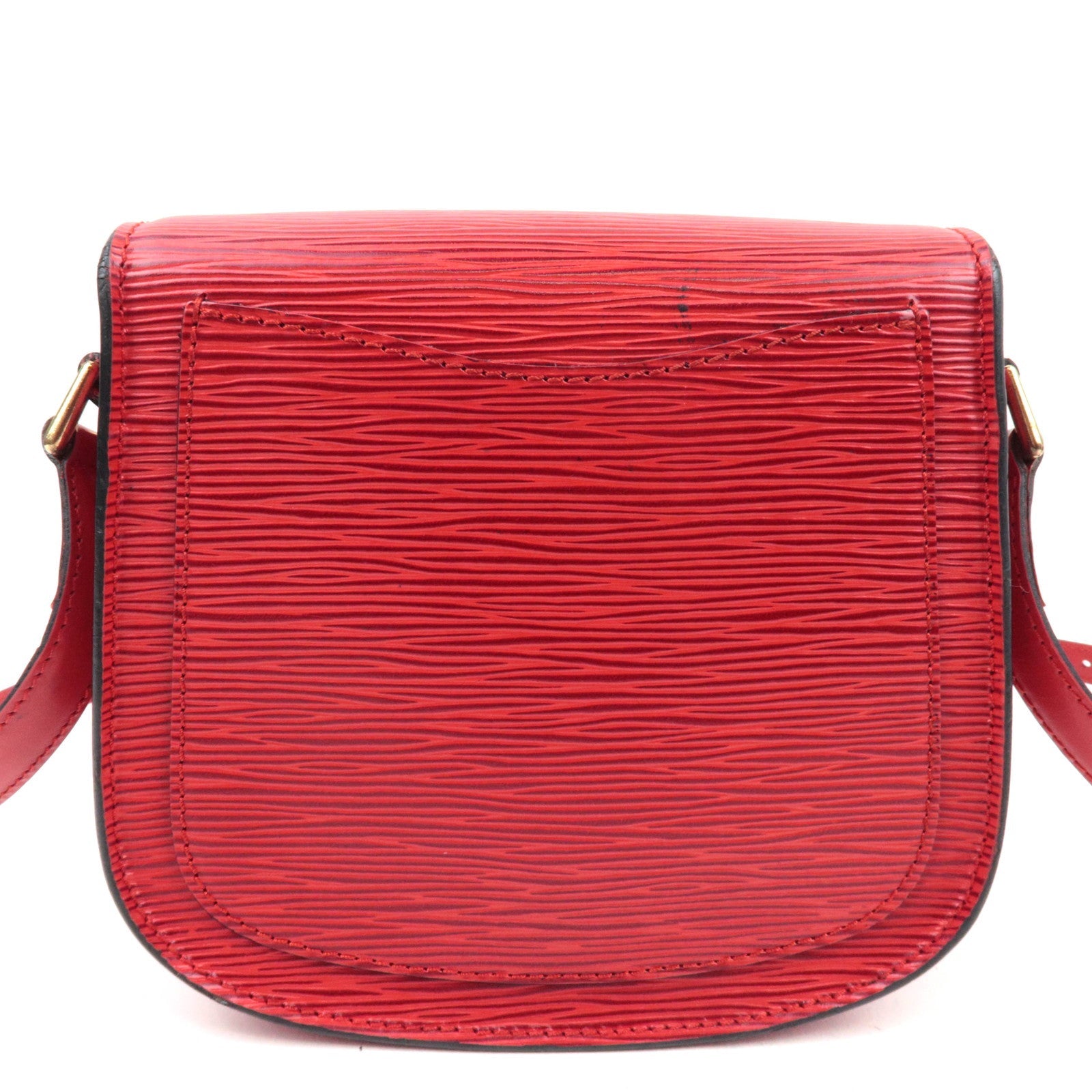 Louis Vuitton Epi Mini Saint Cloud Shoulder Bag Castilian Red M52217