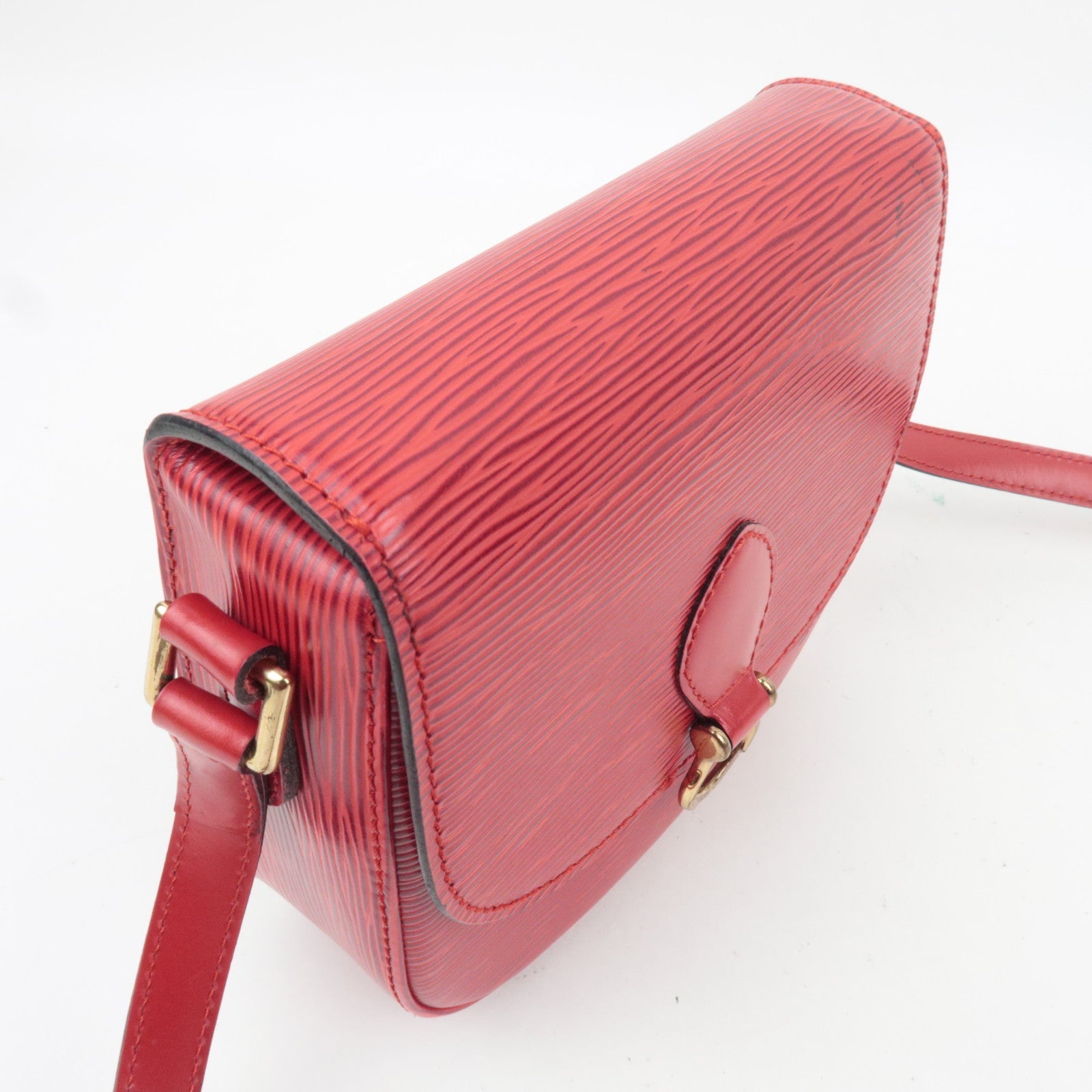 Louis Vuitton Epi Mini Saint Cloud Shoulder Bag Castilian Red M52217