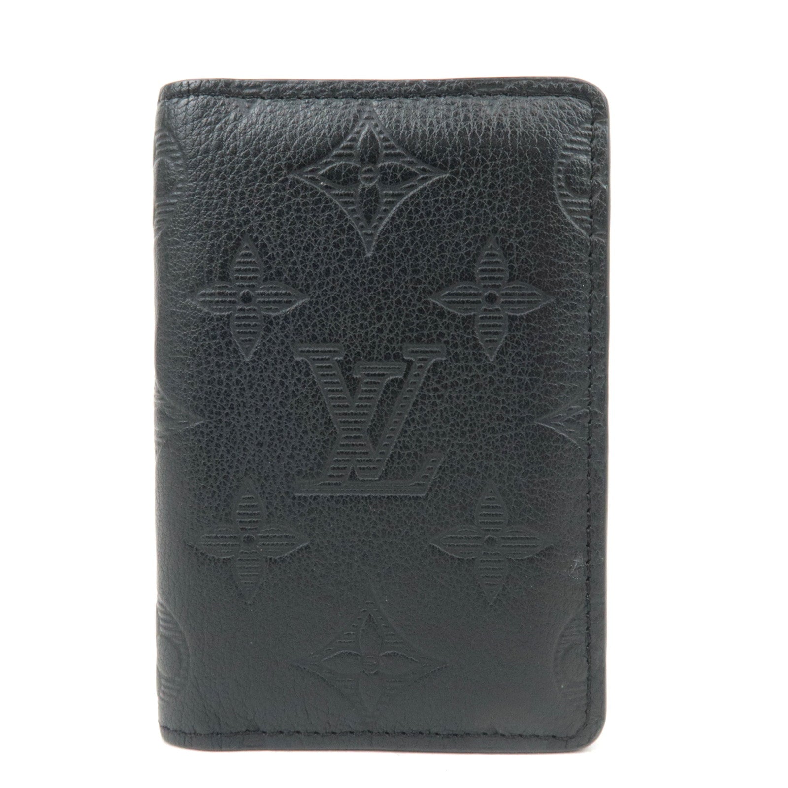 Louis Vuitton Monogram Taurillon Organizer De Poche Card Case Noir M6904486497