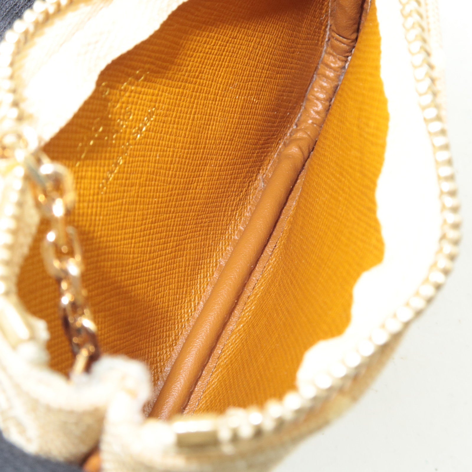 Louis Vuitton Monogram Mini Pochette Cles Coin Case Beige M92438